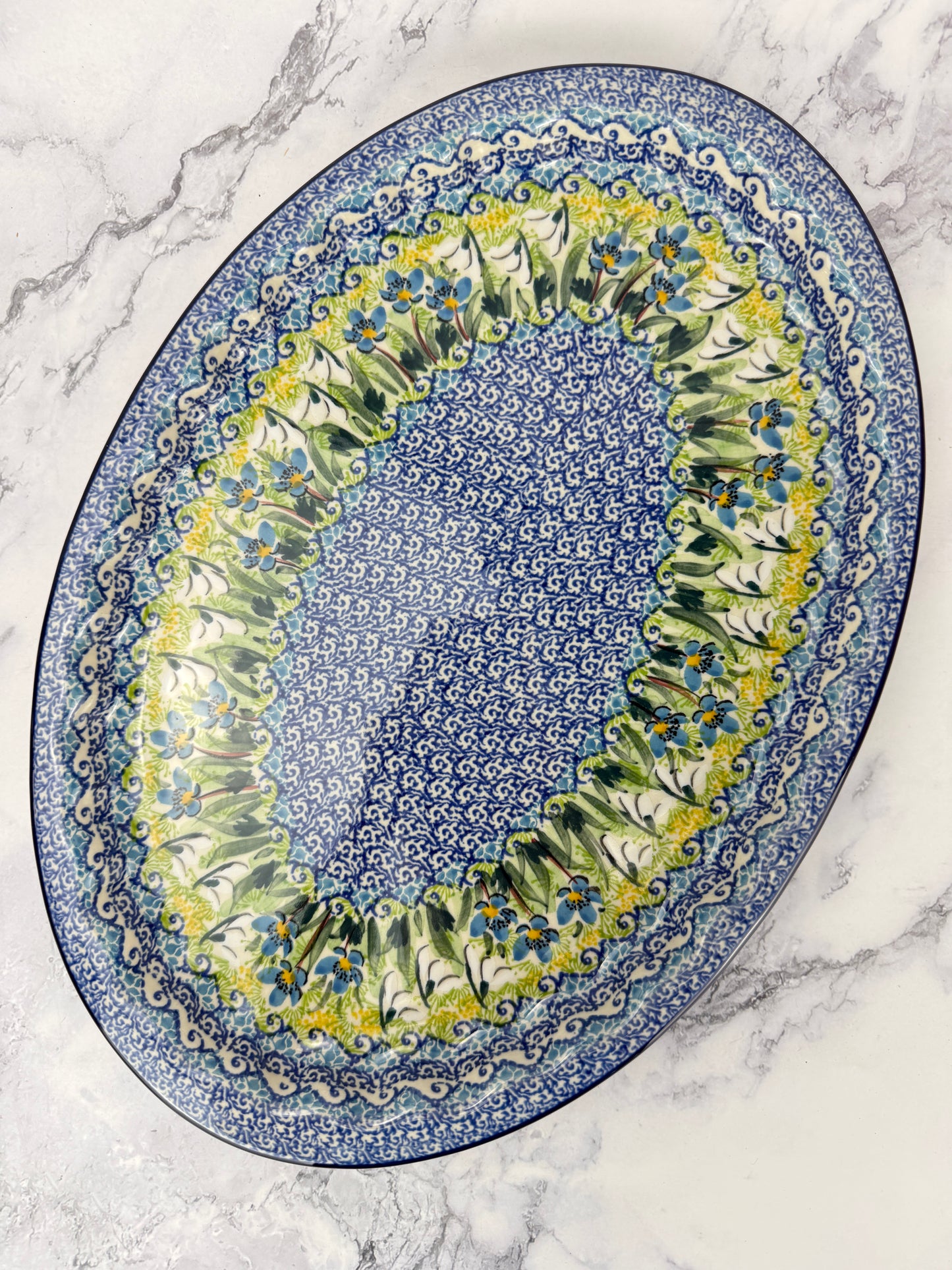 Unikat Oval Platter - Shape 614 - Pattern U5071