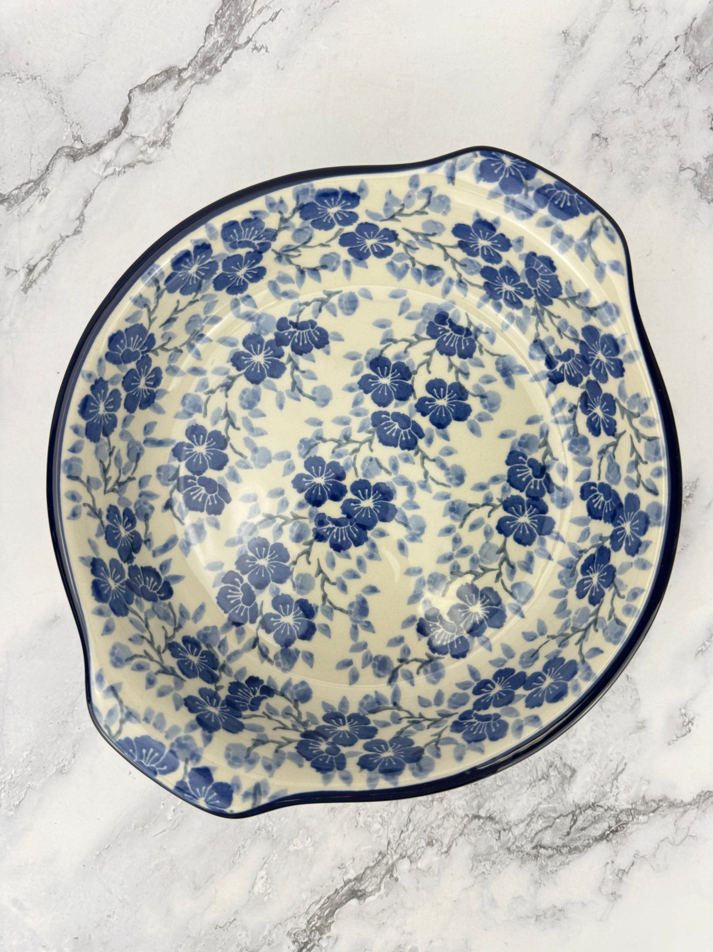 Round Baker with Handles - Shape 141 - Pattern 3428