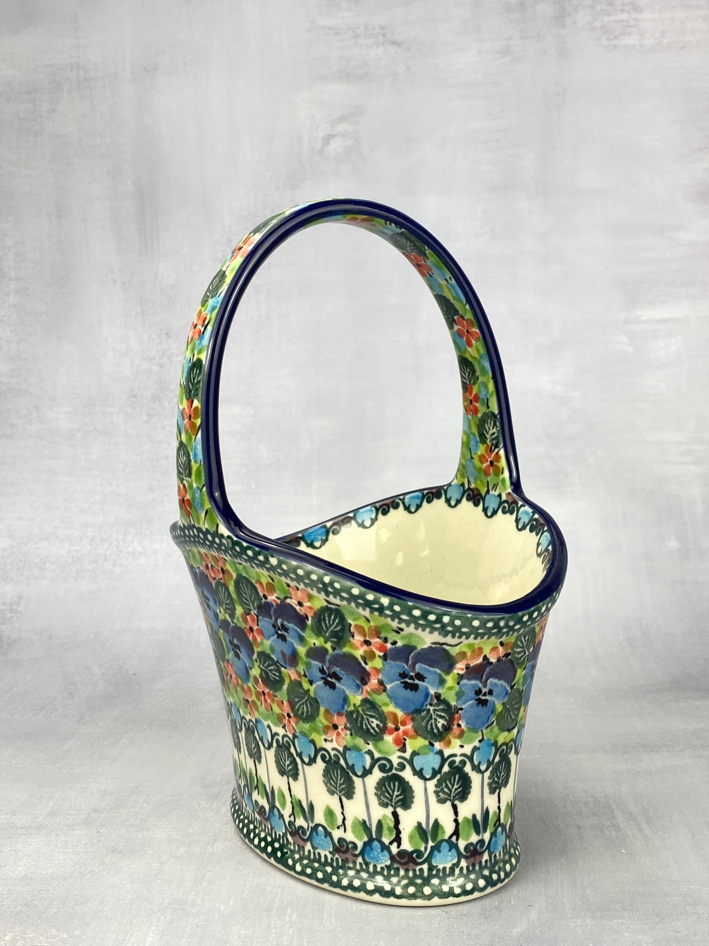 Unikat Basket with Handle - Shape A30 - Pattern U4841