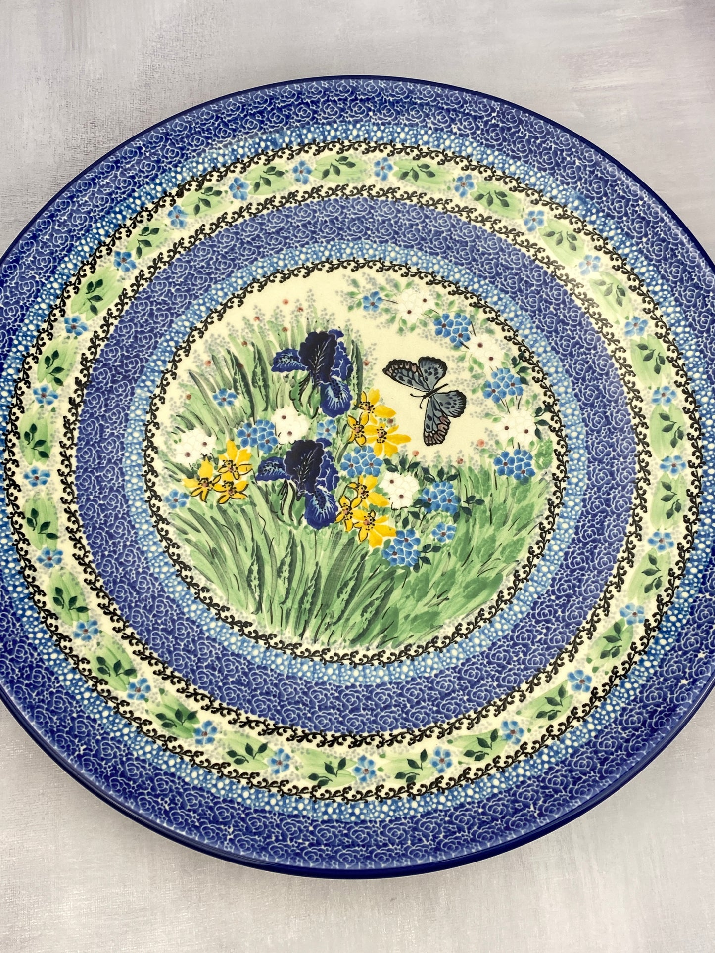 14" Round Unikat Platter - Shape 265 - Pattern U5132