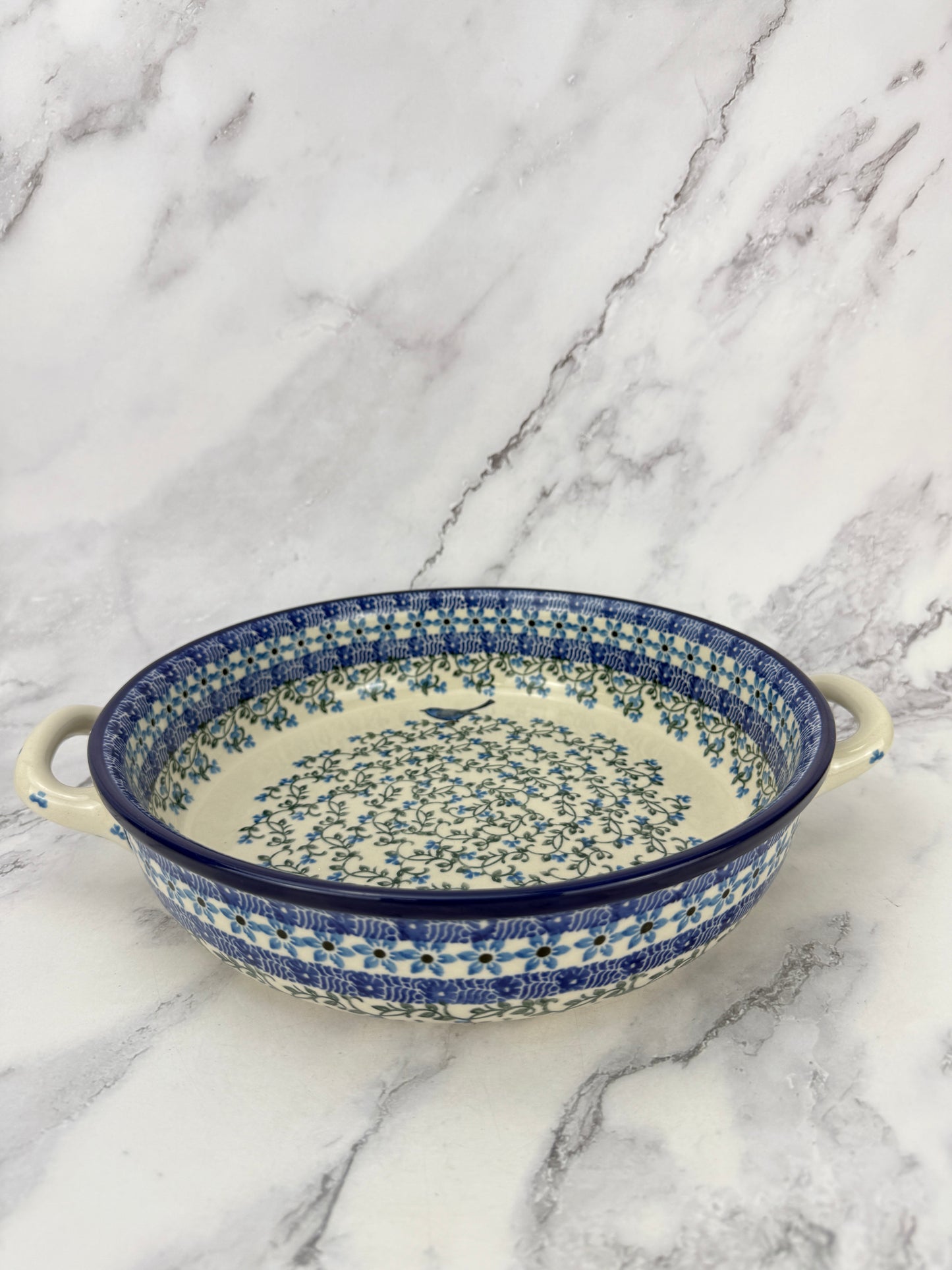 10" Round Baker With Handles - Shape 420 - Pattern 1932