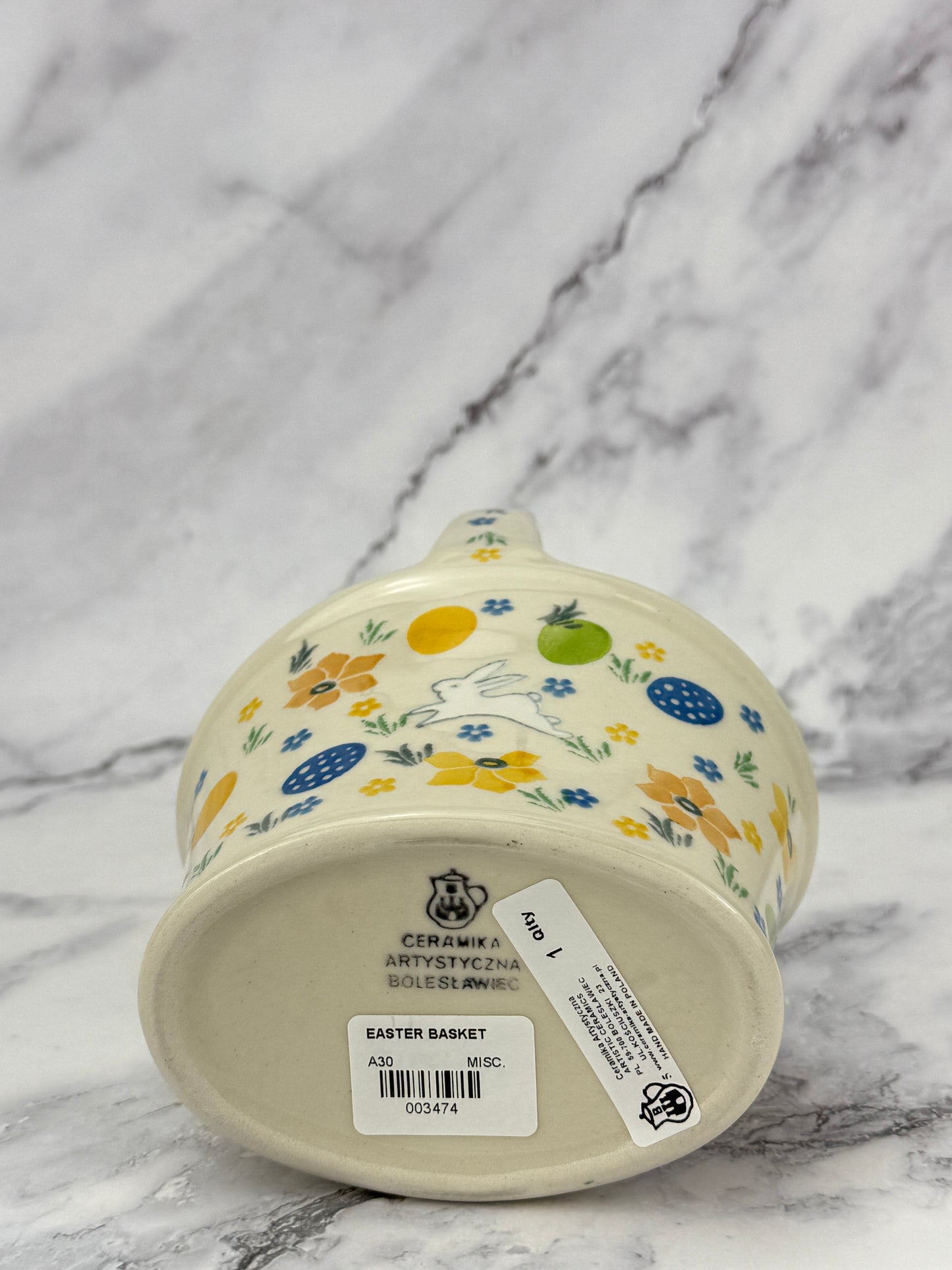 Basket with Handle - Shape A30 - Pattern 3348