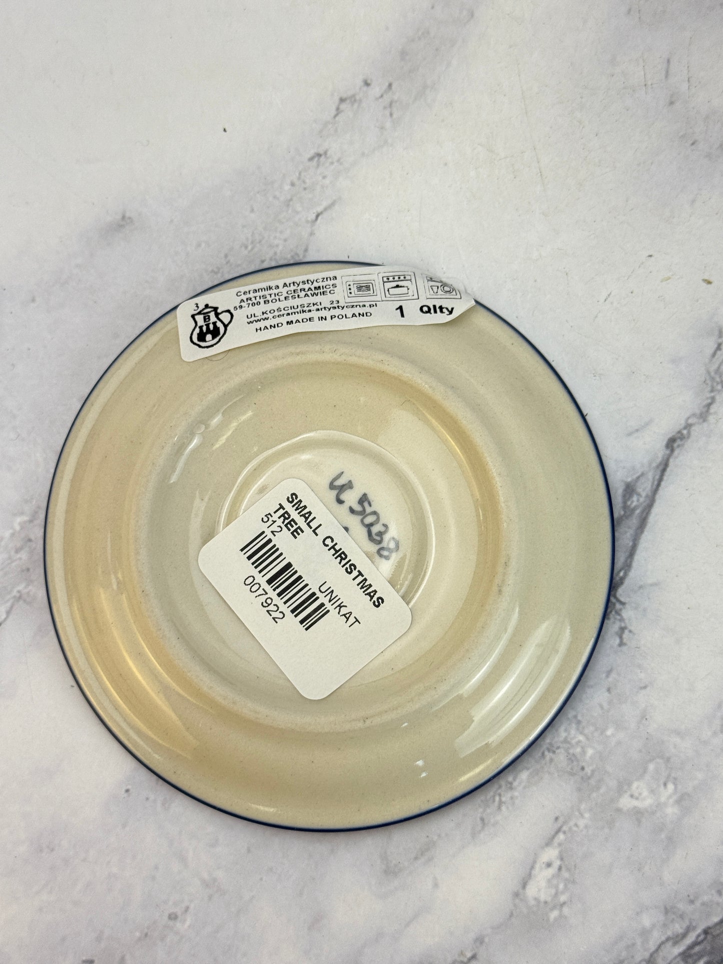 Small 6" Unikat Christmas Tree - Shape 512 - Pattern U5038