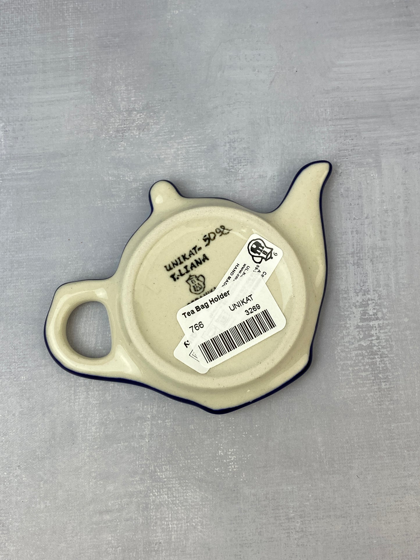 Unikat Tea Bag Holder - Shape 766 - Pattern U5098