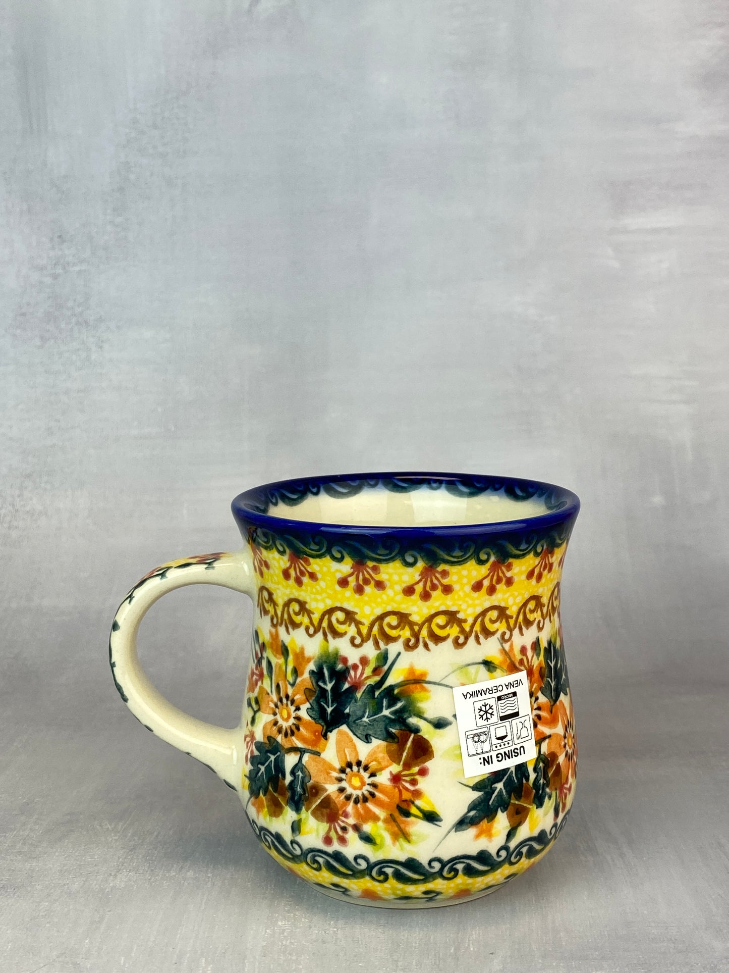 Vena Unikat 8oz Mug - Shape V053 - Flowers and Acorns