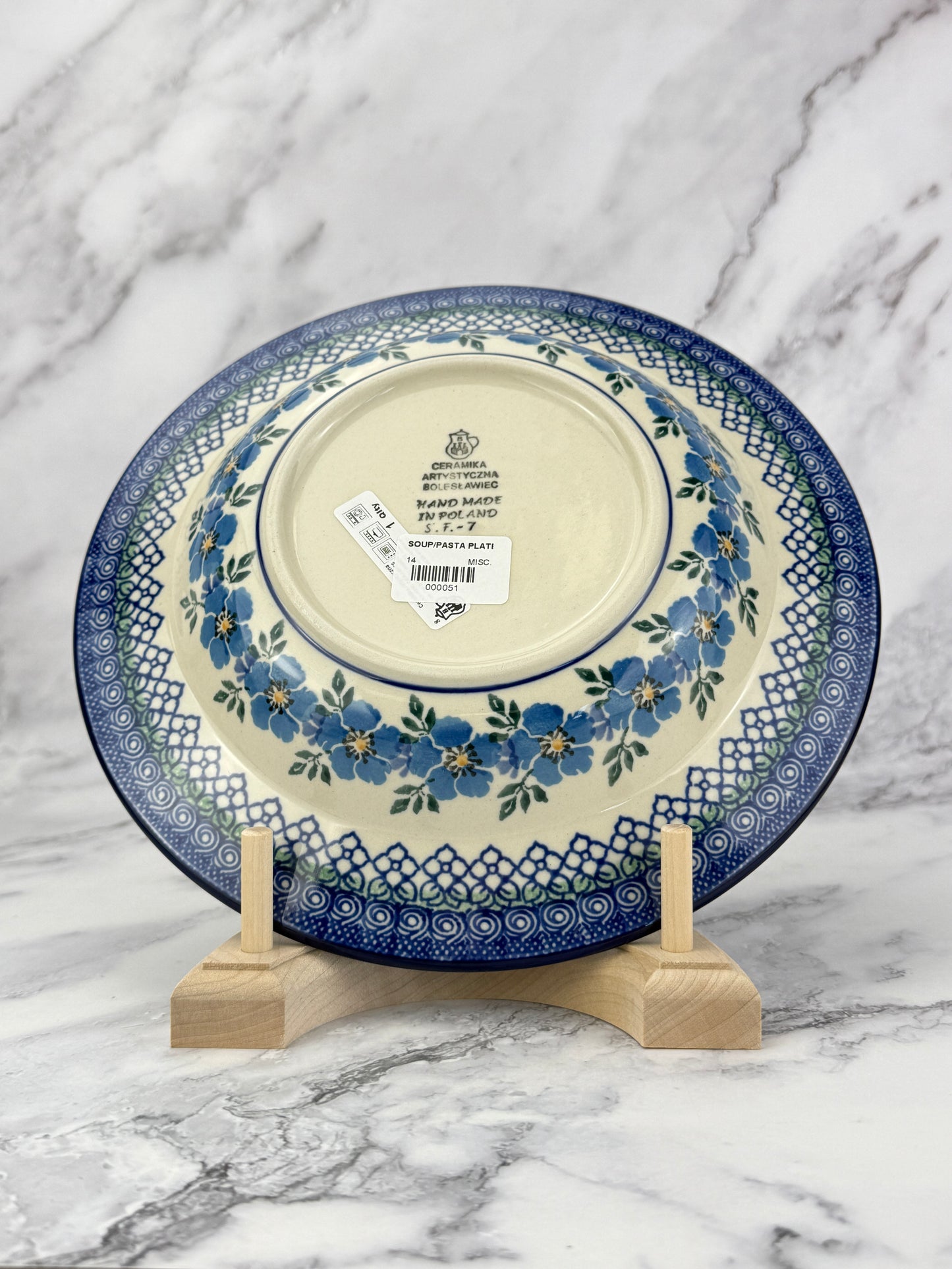 Soup / Pasta Plate - Shape 14 - Pattern 1382