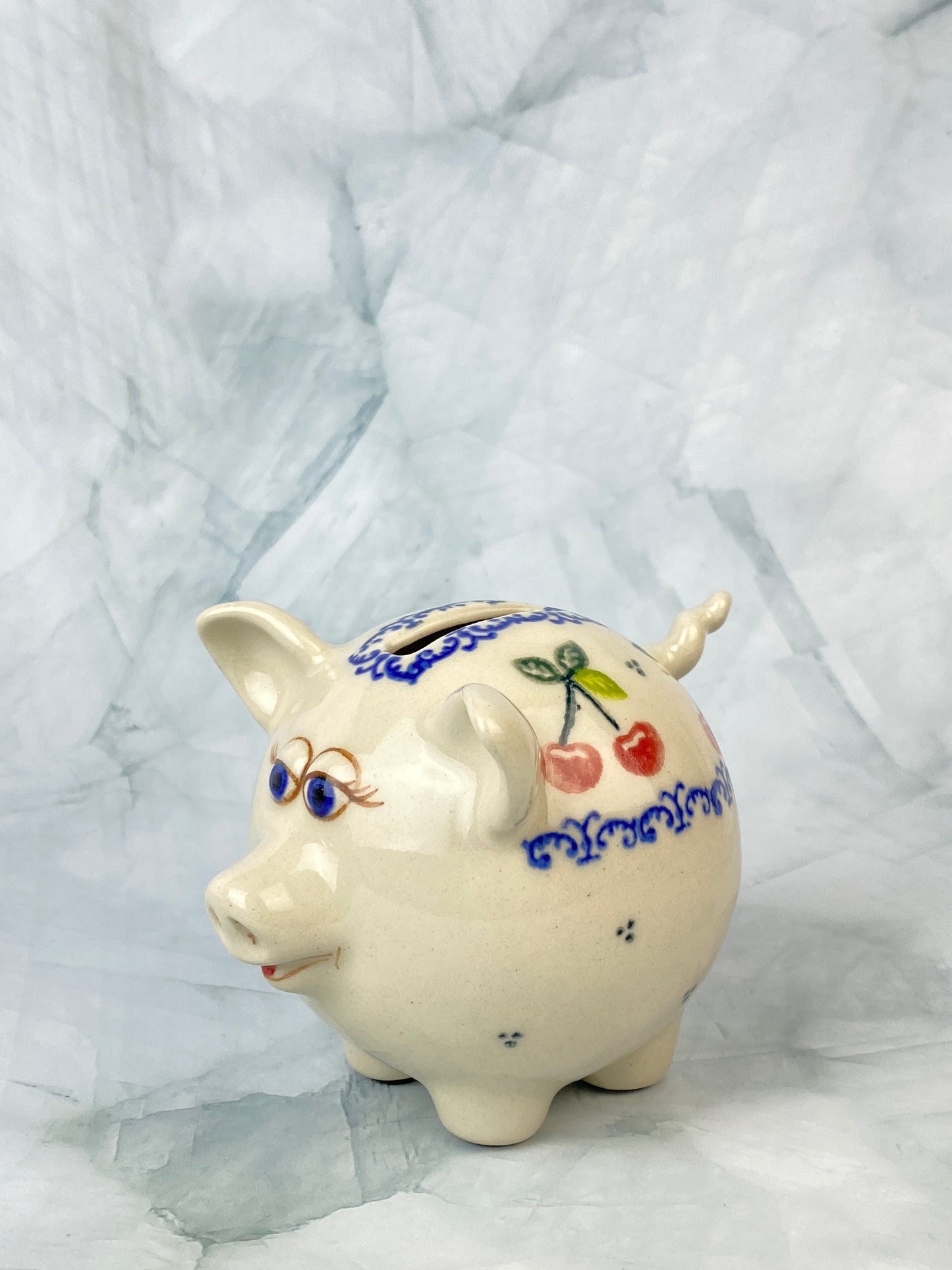 Vena Piggy Bank - Shape V371 - Cherry