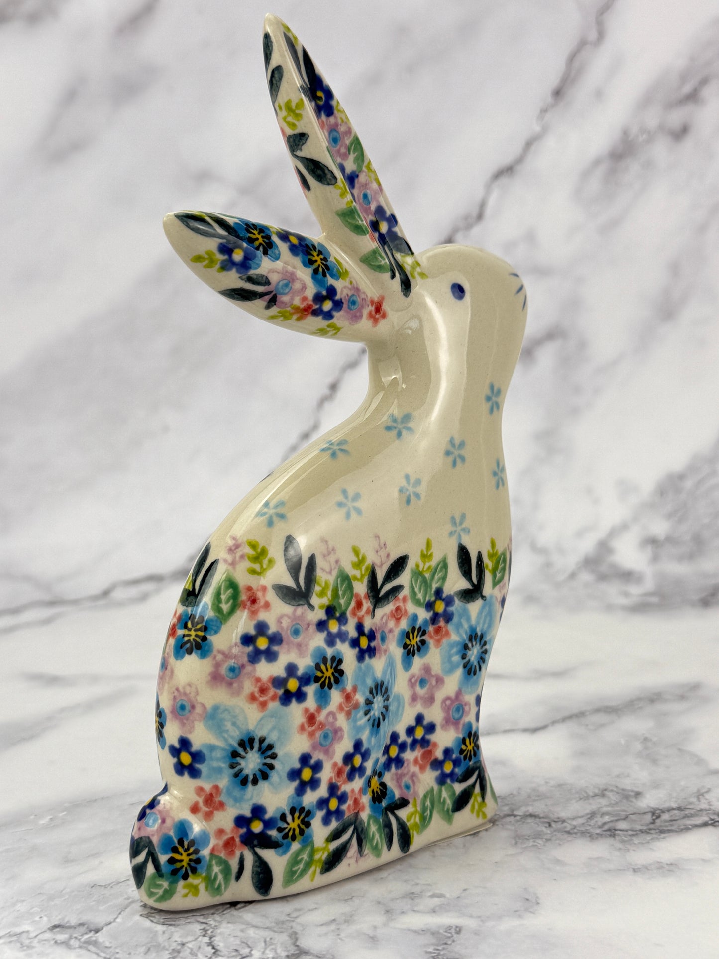 Tall Vena Bunny - Shape V613 - Blue Bunny