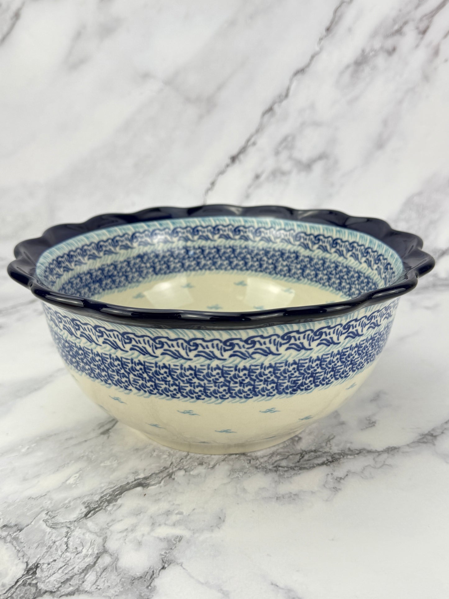 Large Ruffled Bowl - Shape 628 - Pattern 2931