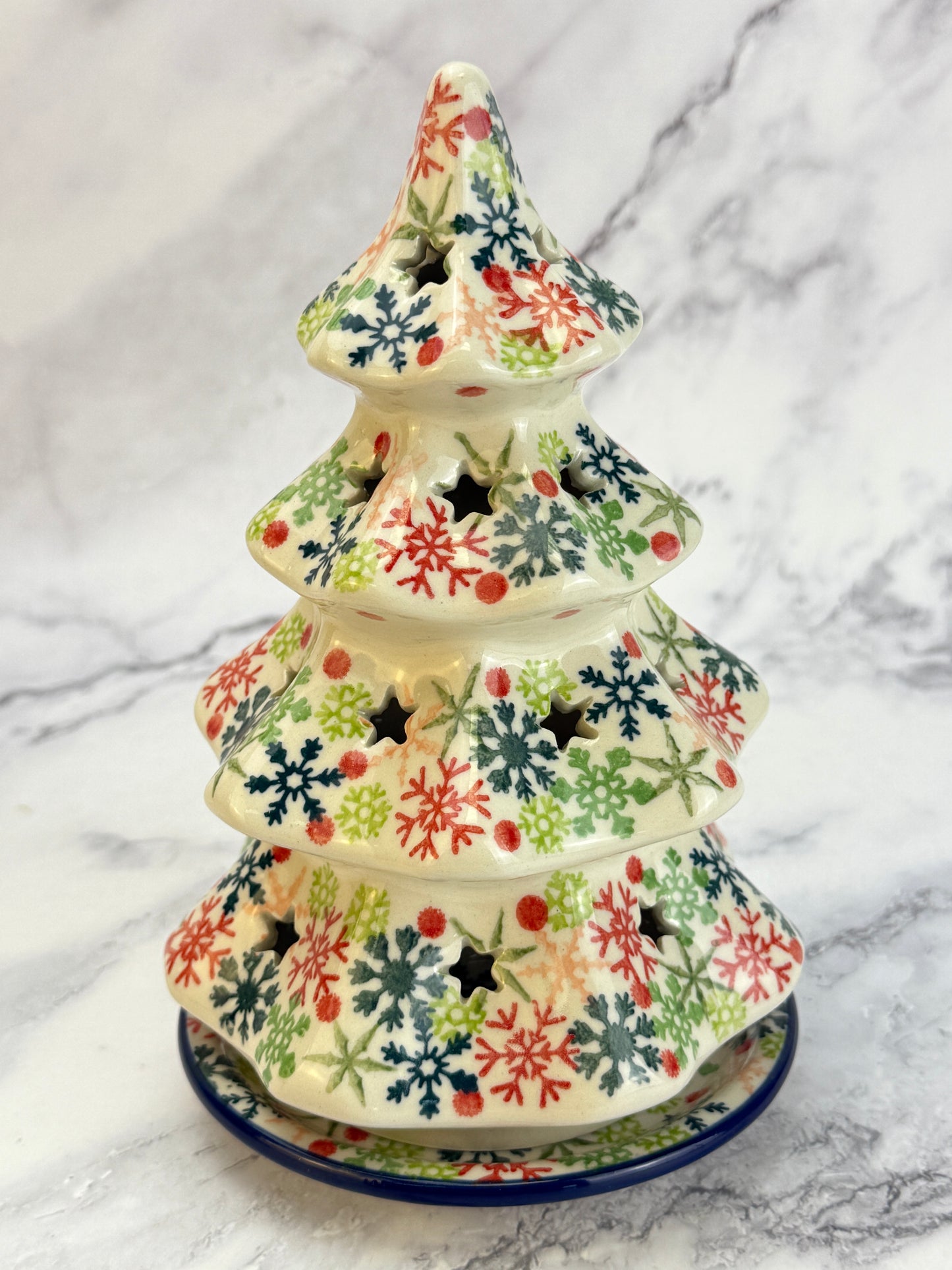 8" Unikat Christmas Tree - Shape 602 - Pattern U5038