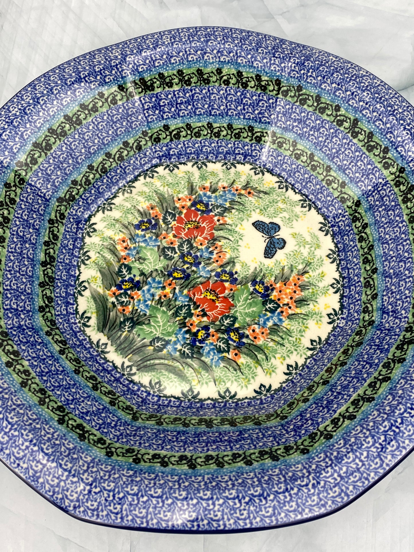 Extra Large Flared Unikat Bowl - Shape 801 - Pattern U4553