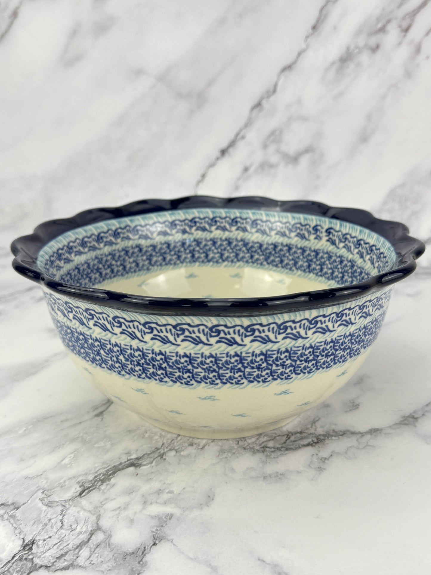 Large Ruffled Bowl - Shape 628 - Pattern 2931