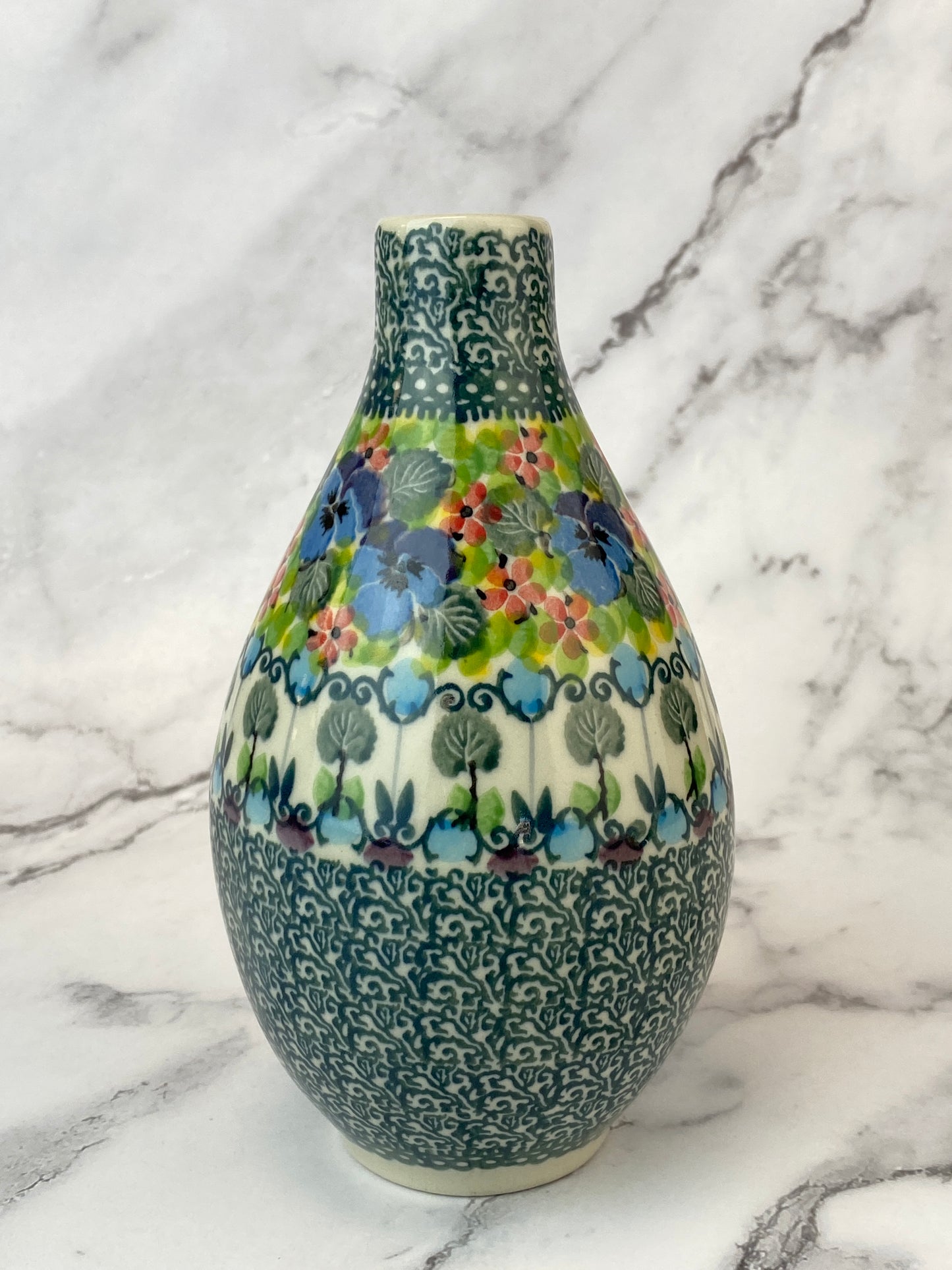 Medium Single Stem Unikat Vase - Shape G18 - Pattern U4841