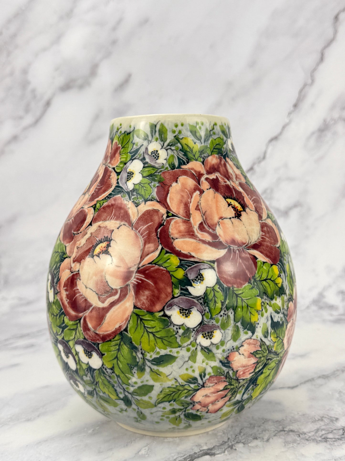 2025 Limited Edition Rounded Vase - Shape F15 - Krystyna Deptuła - L301
