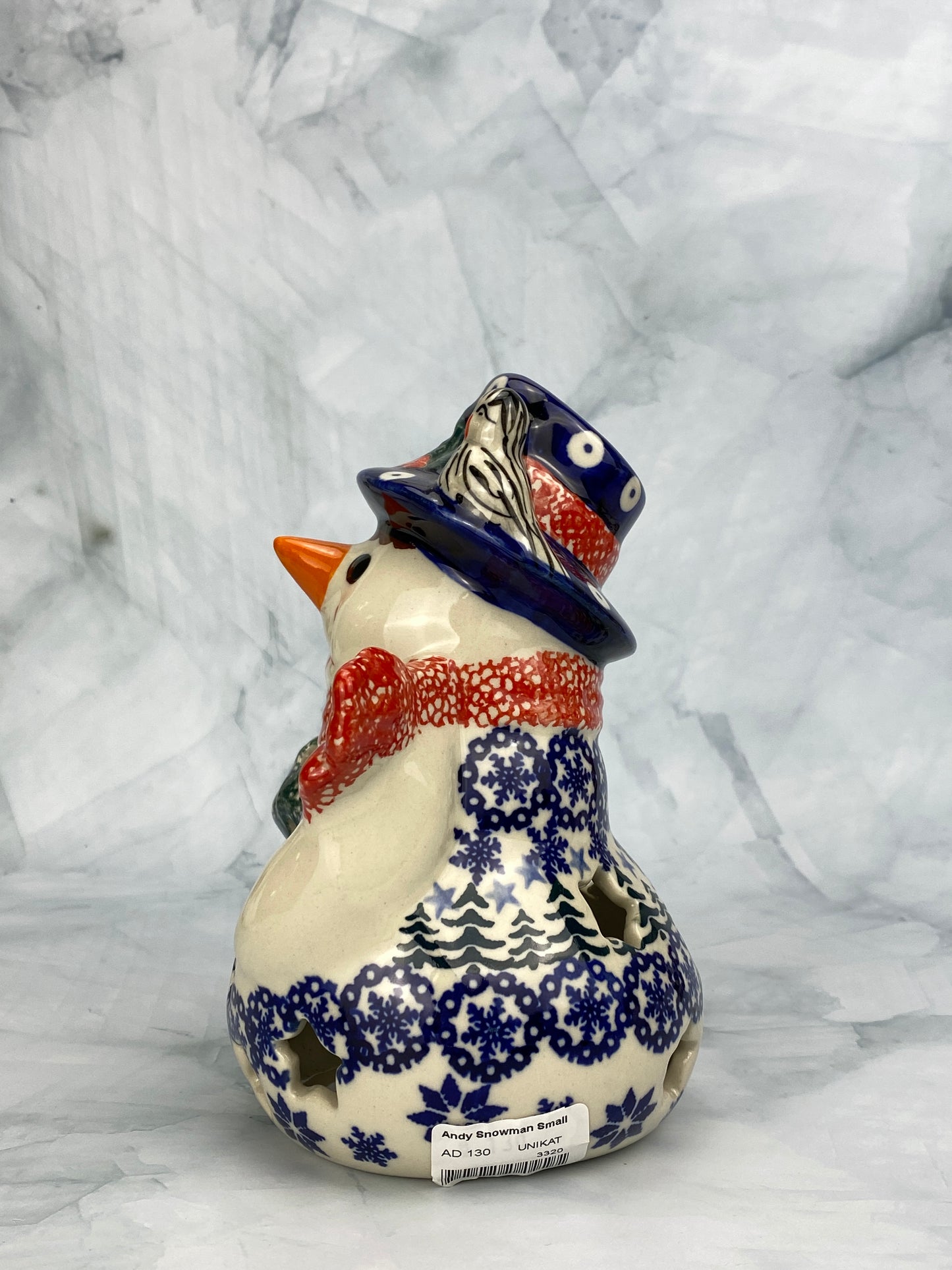 SALE Andy Snowman Votive - Christmas Trees