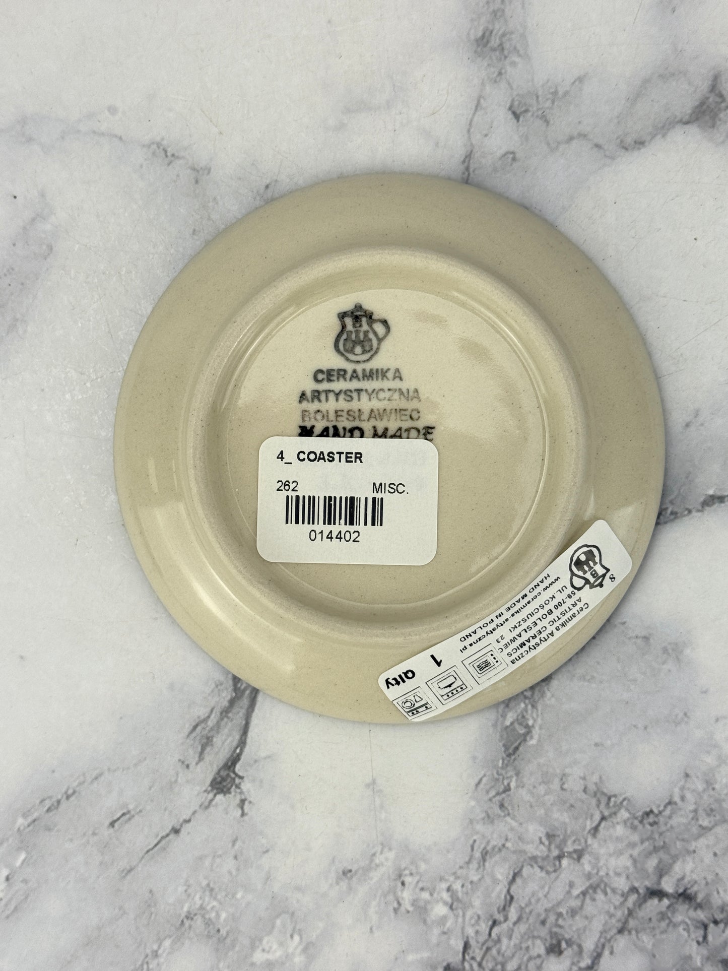 4” Coaster - Shape 262 - Pattern 2988