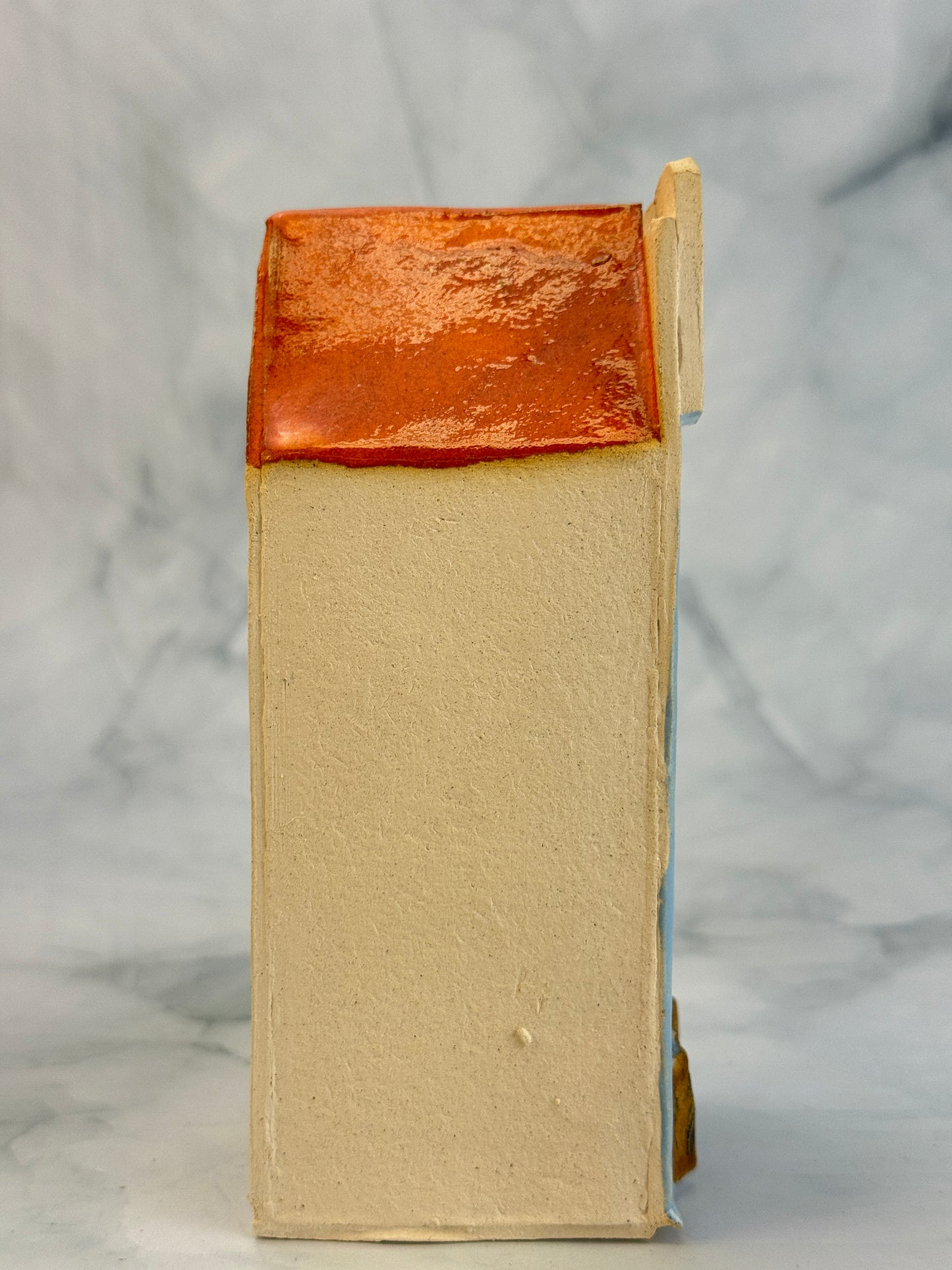 Ceramic Votive House - W