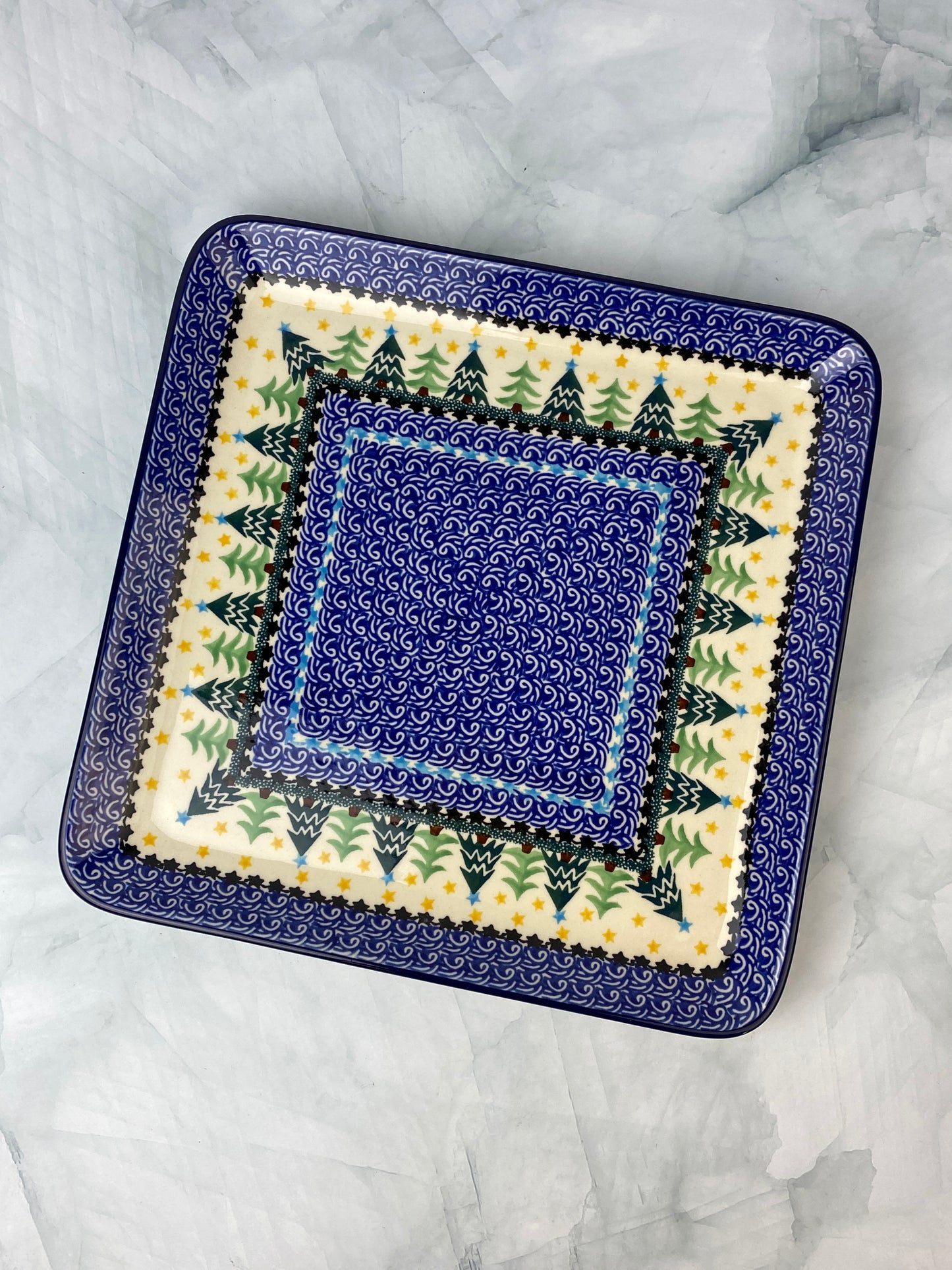 Square Unikat Platter - Shape 583 - Pattern 1284