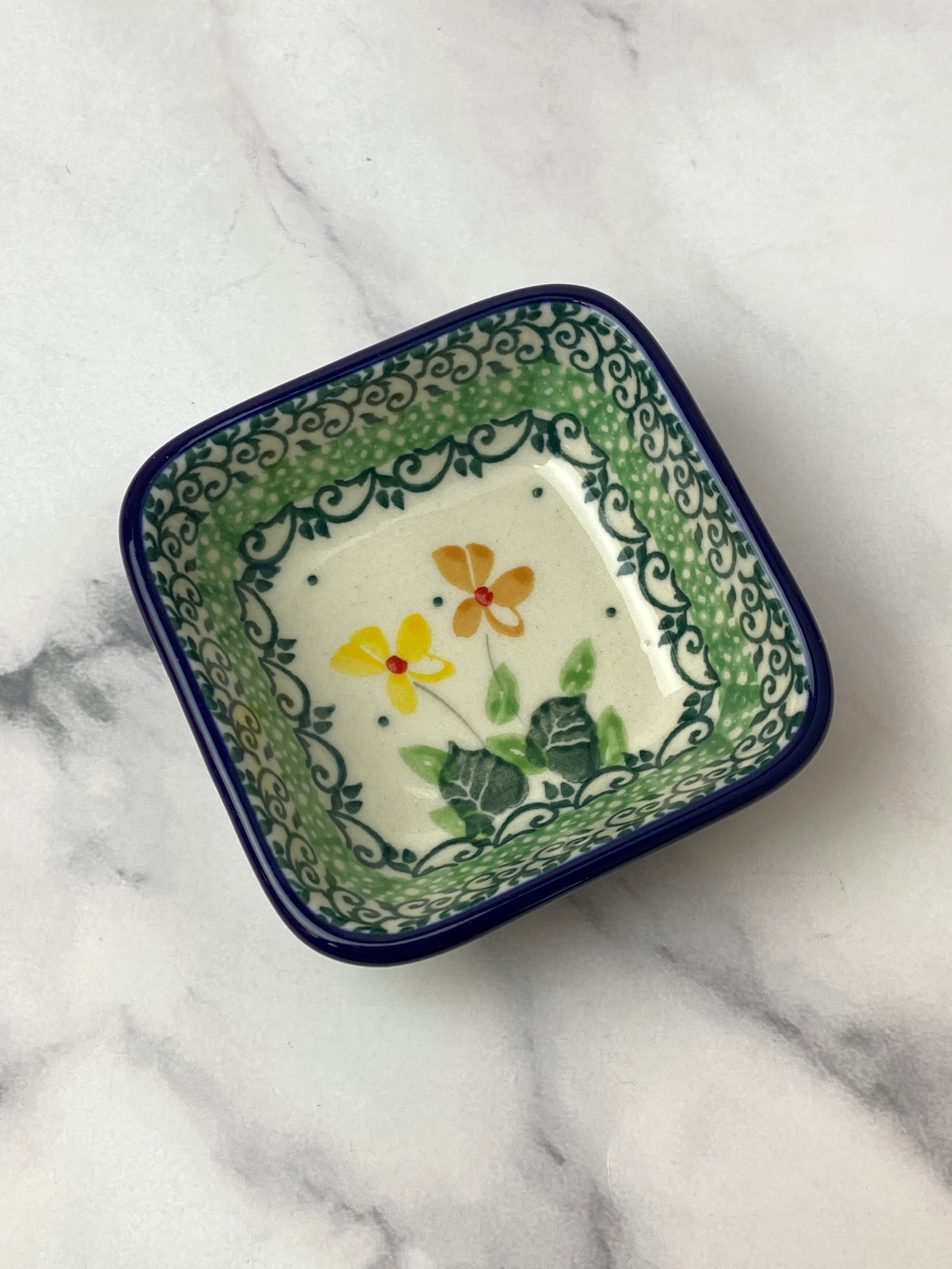 Small Dip Bowl - Shape 604 - Pattern 2669 – Polish Pottery Westlake