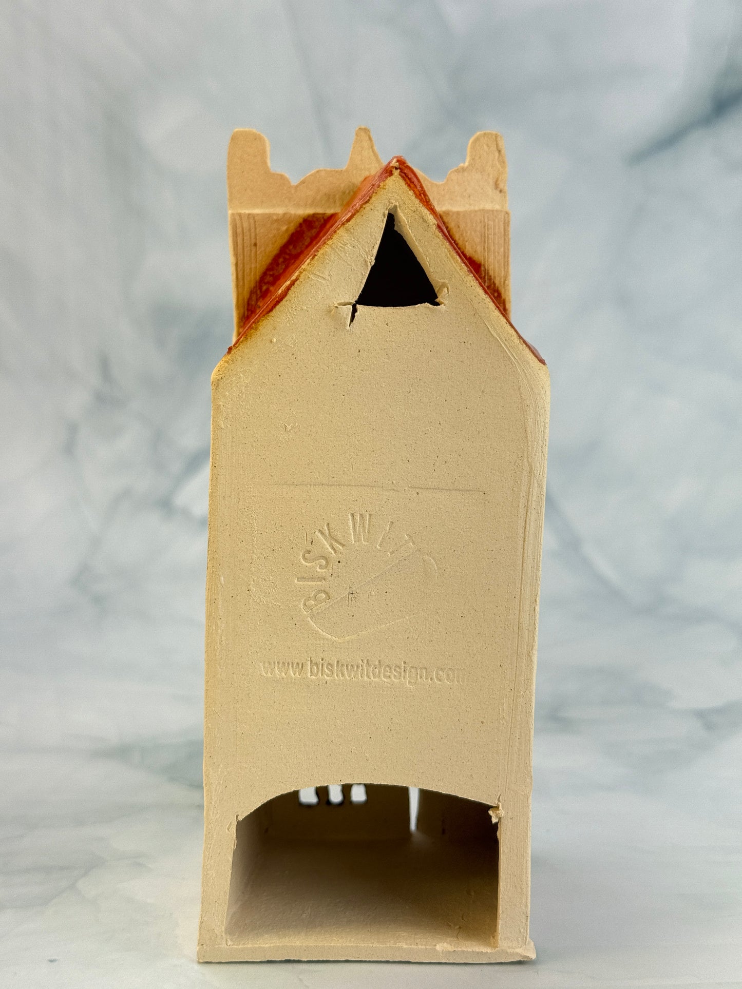 Ceramic Votive House - A