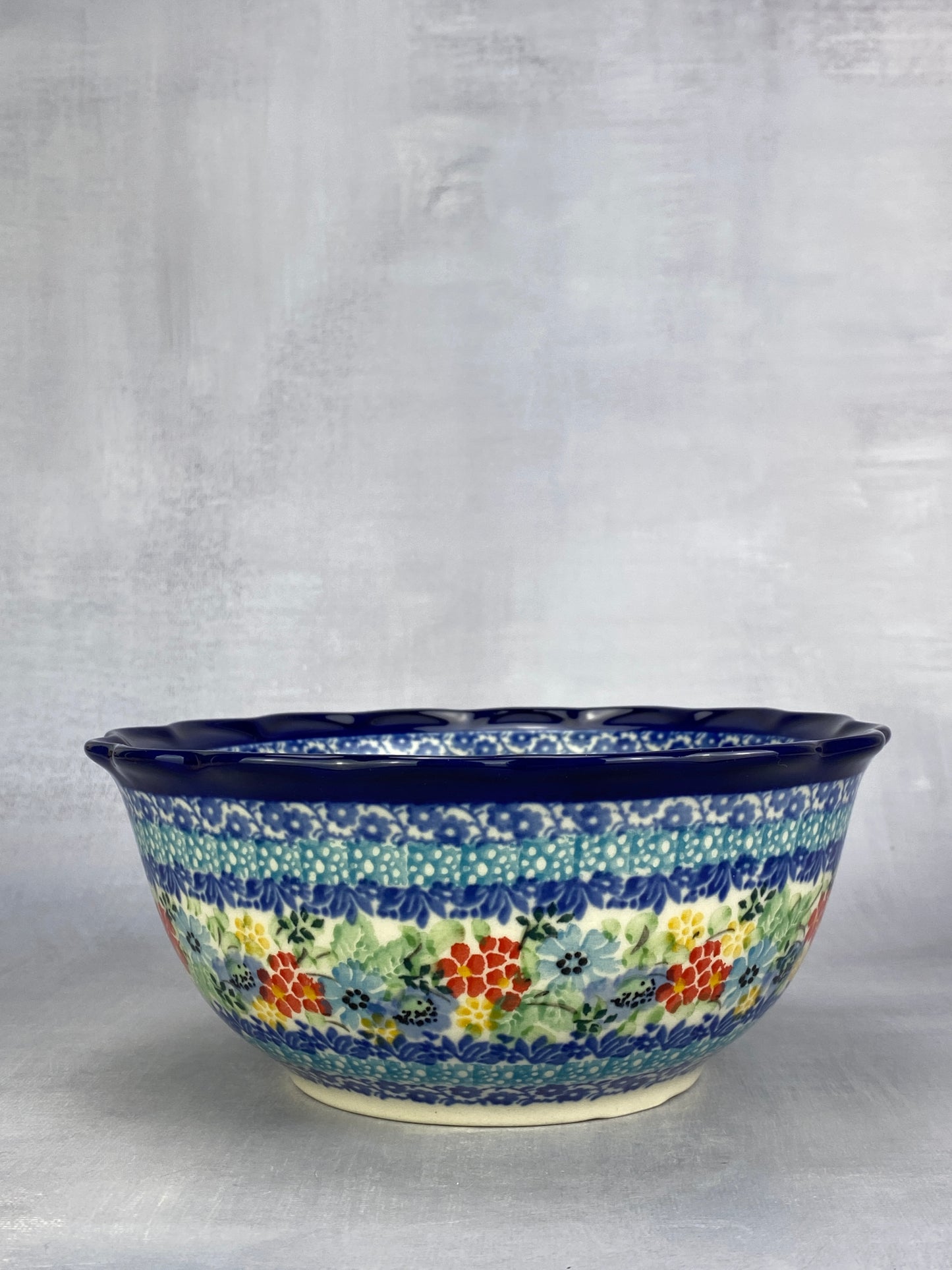 Unikat Ruffle Edged Bowl - Shape 288 - Pattern U5155