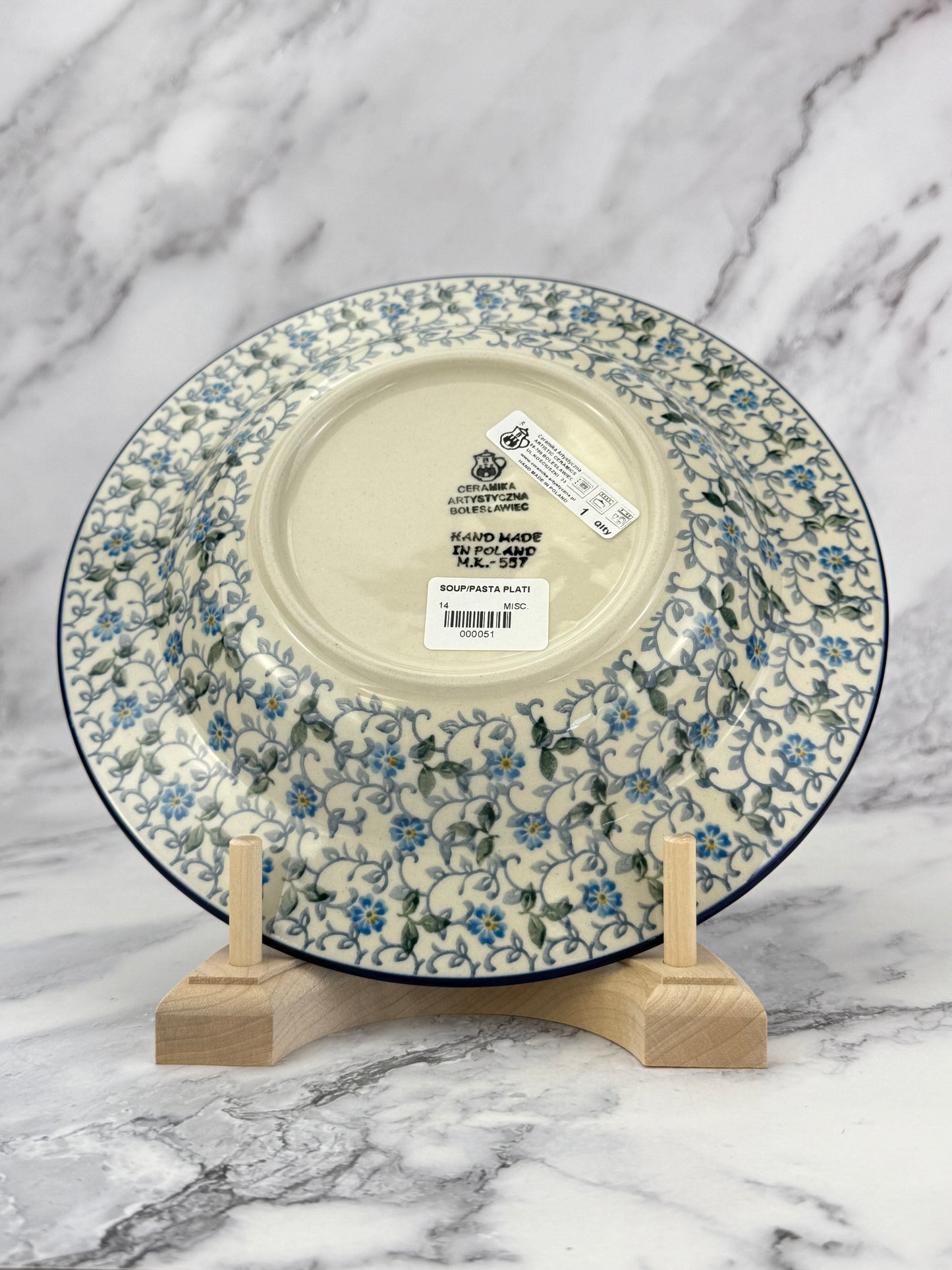 Soup / Pasta Plate - Shape 14 - Pattern 2089