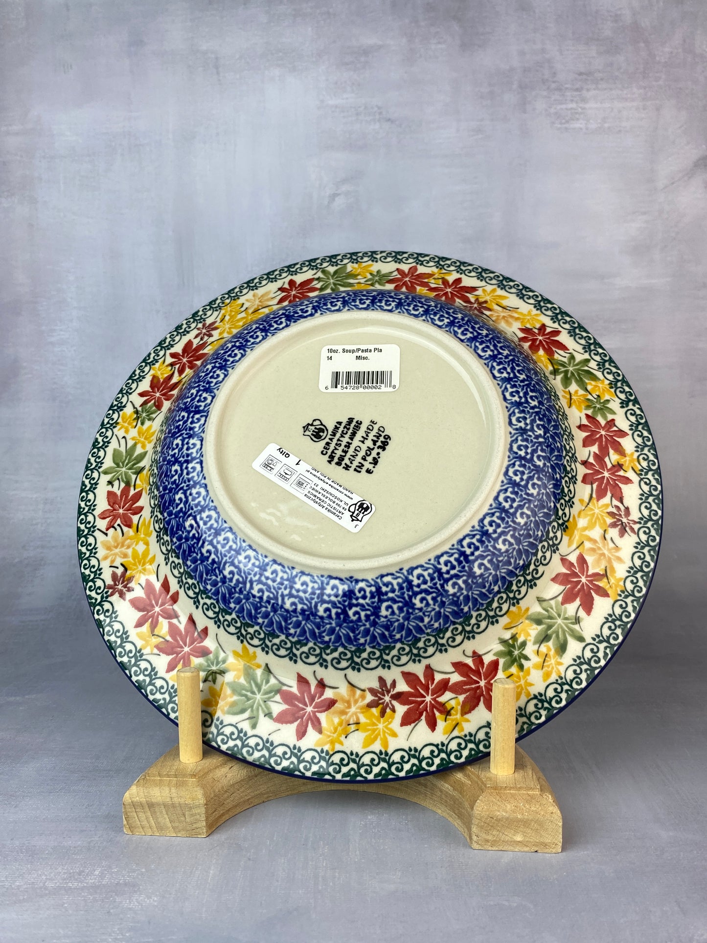 SALE Soup / Pasta Plate - Shape 14 - Pattern 2533