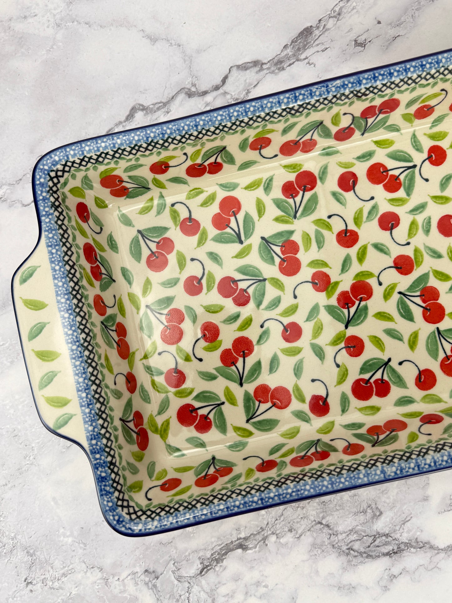 Large Rectangular Baker with Handles - Shape A56 - Pattern 3250