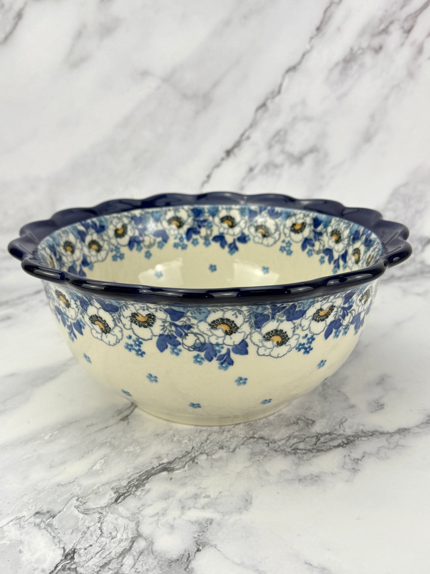 Large Ruffled Bowl - Shape 628 - Pattern 2222