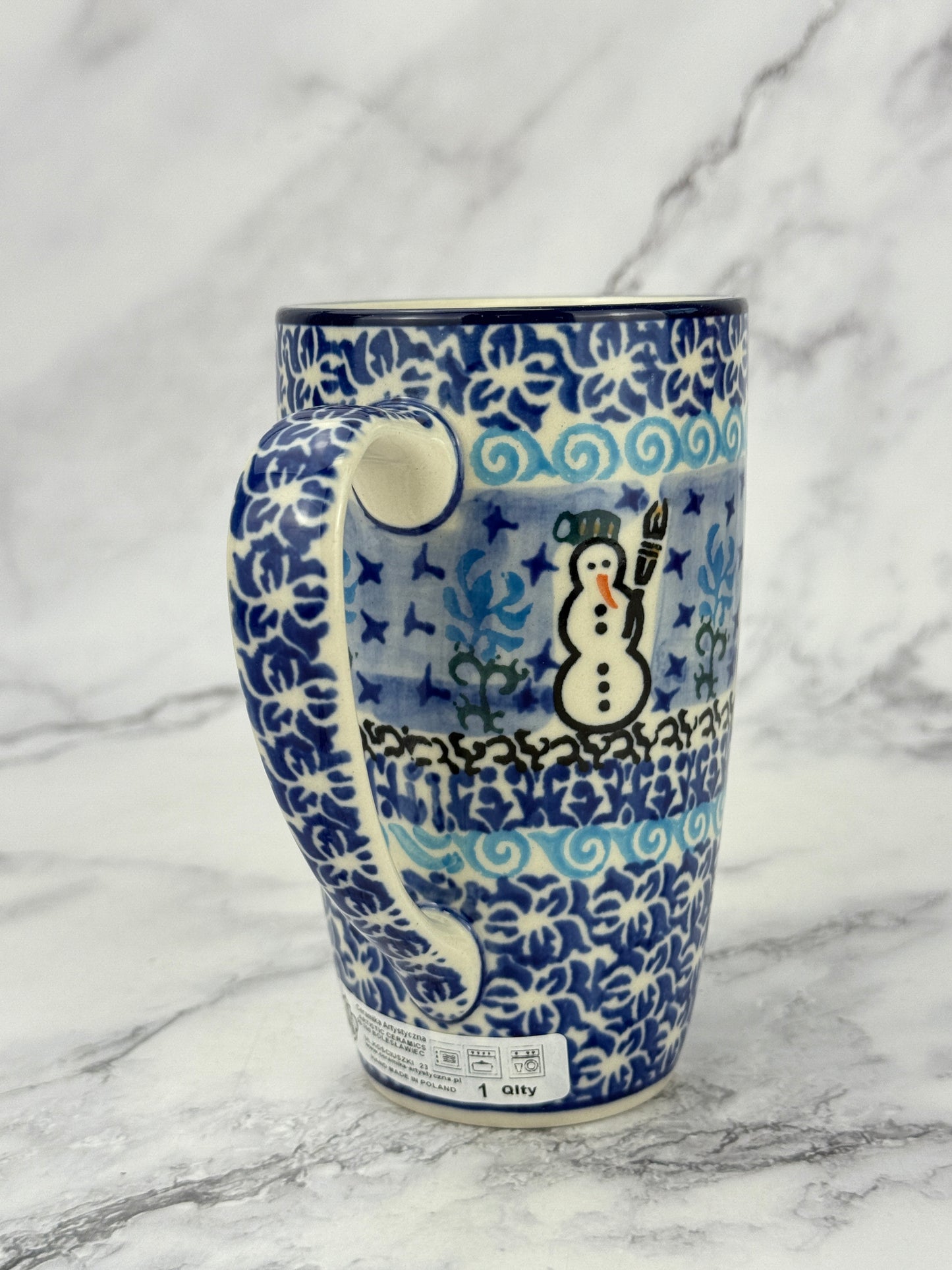 12oz Unikat Latte Mug - Shape C52 - Pattern U1634