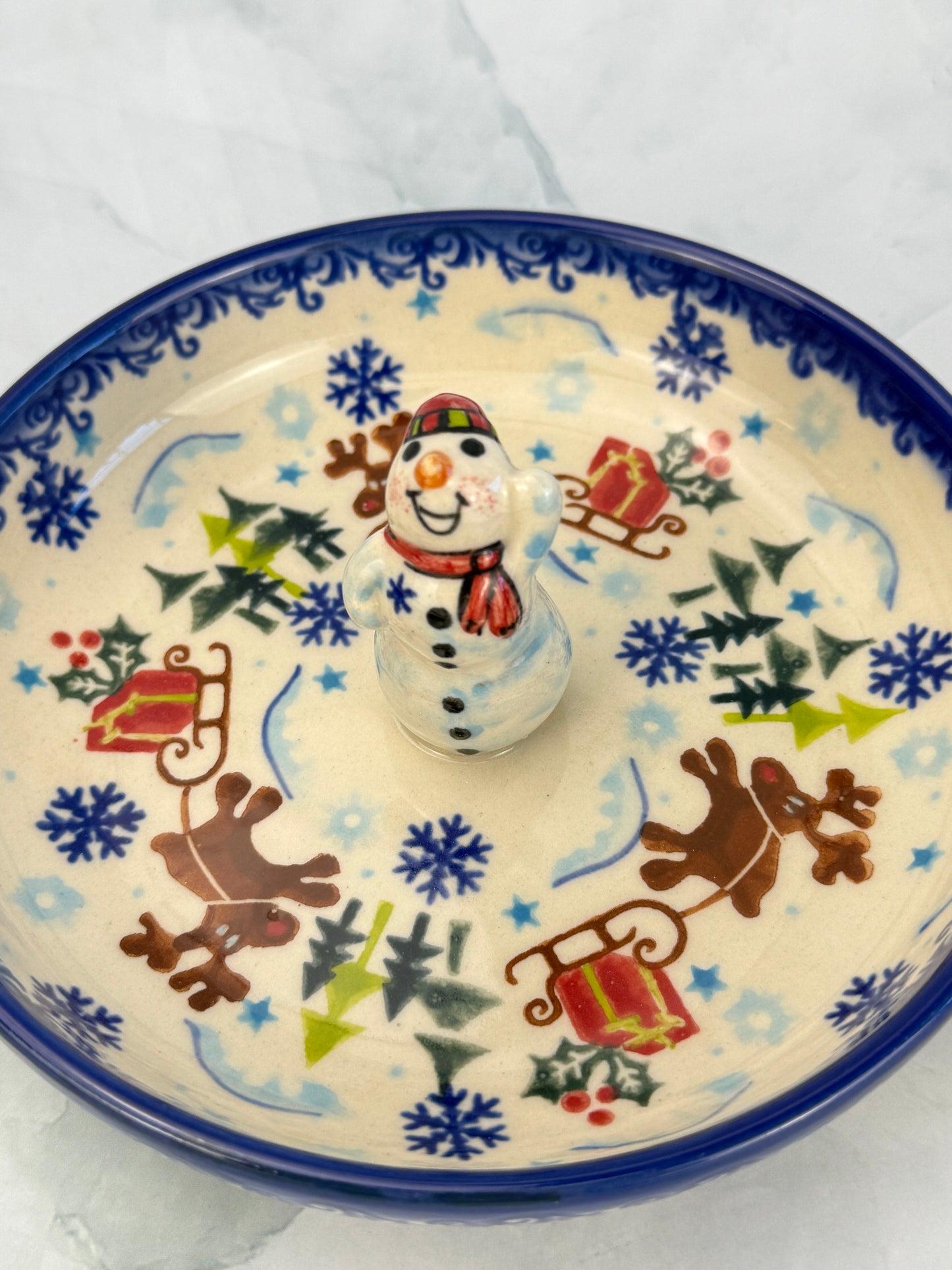 Vena Unikat Holiday Dish - Shape V681 - Reindeer