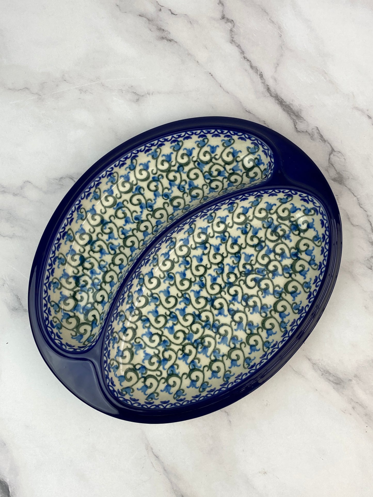 Sausage Plate - Shape 497 - Pattern 1051