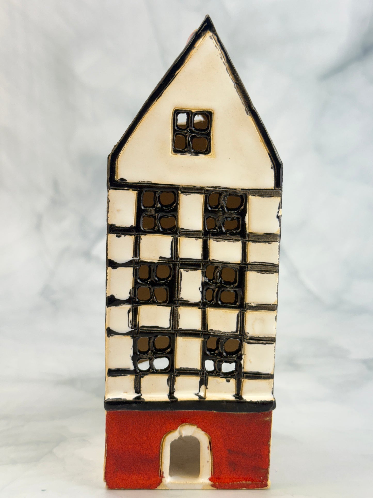 Ceramic Votive House - I