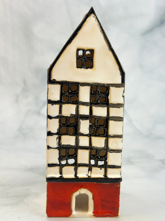 Ceramic Votive House - I