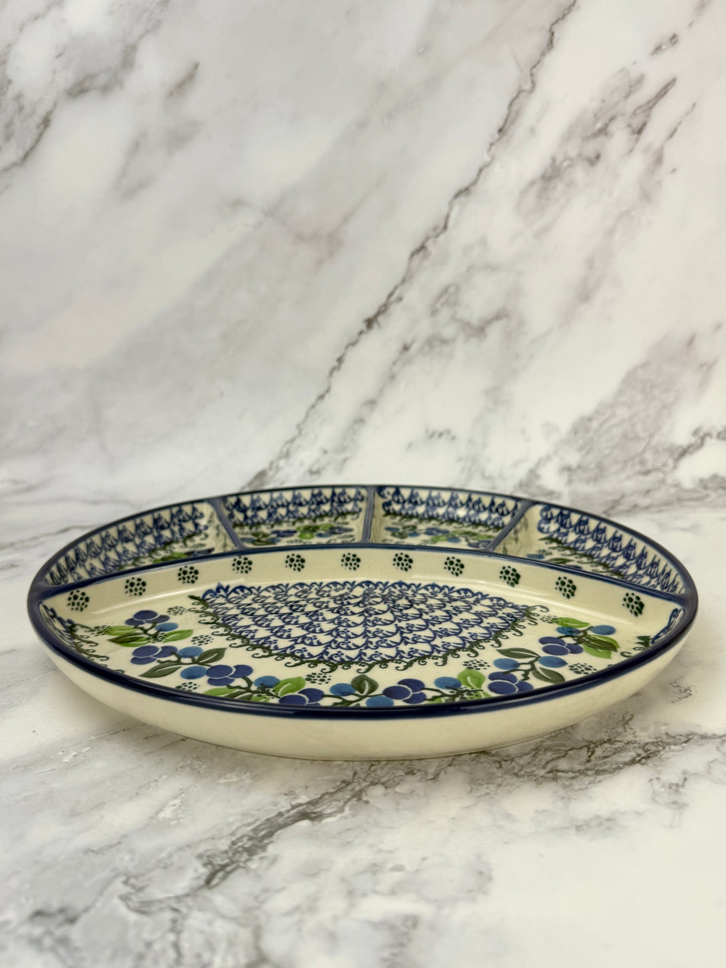 Large Divided Dish - Shape 498 - Pattern 1416