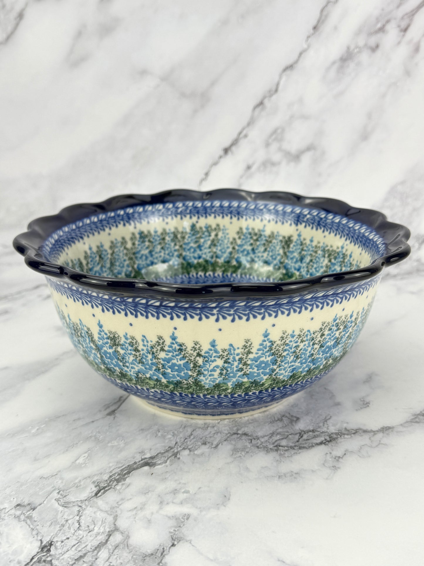 Large Ruffled Bowl - Shape 628 - Pattern 3279