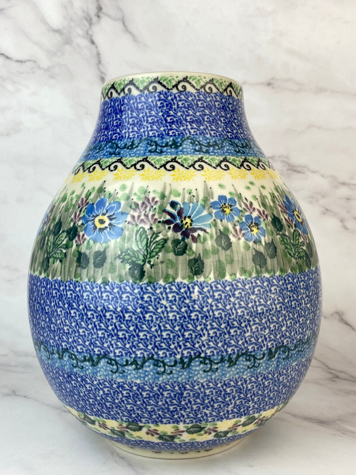 Large Rounded Unikat Vase - Shape F14 - Pattern U4613