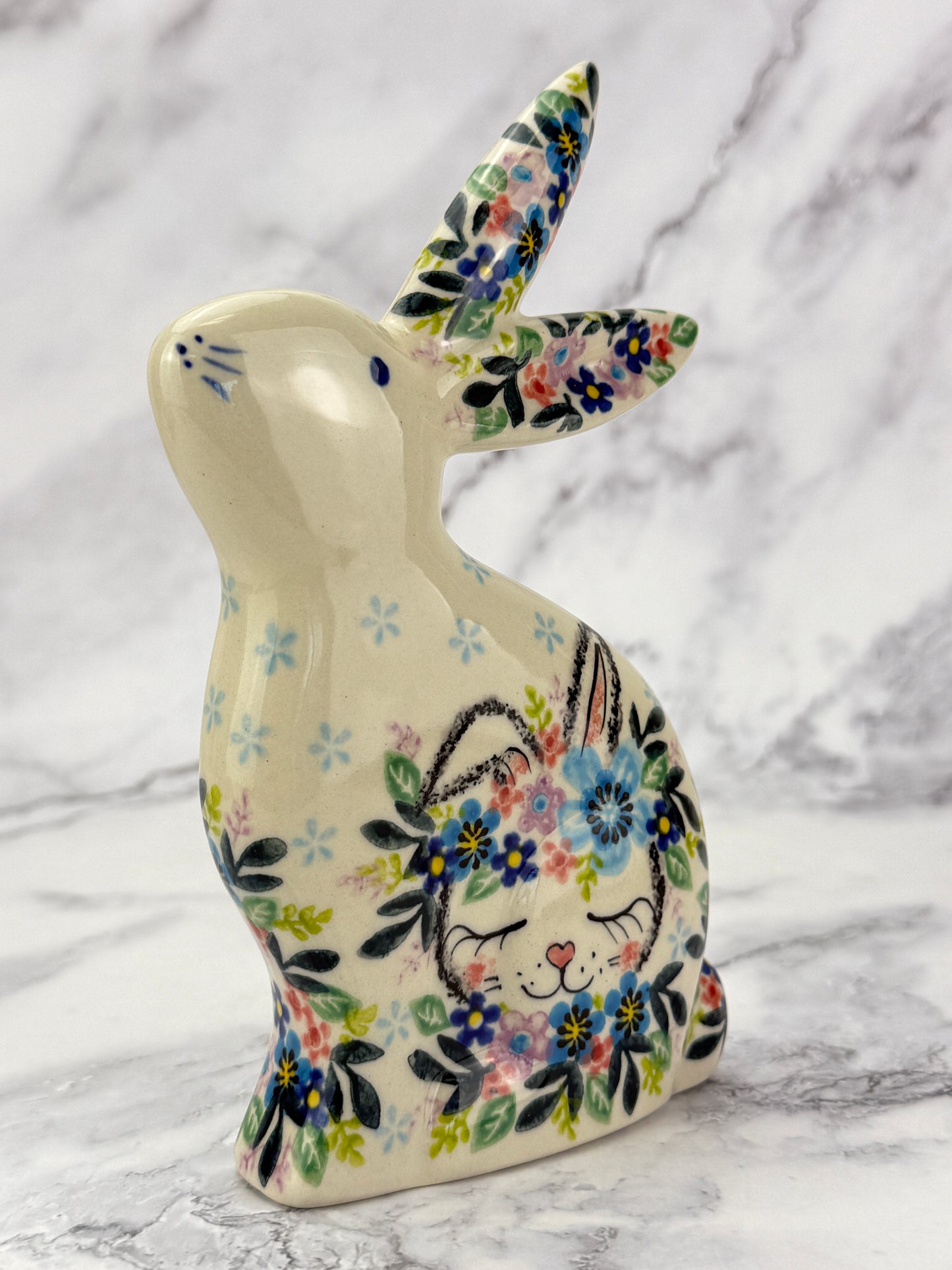 Tall Vena Bunny - Shape V613 - Blue Bunny
