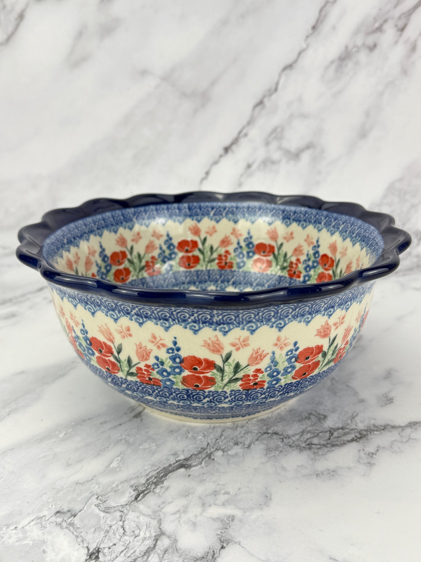 Large Ruffled Bowl - Shape 628 - Pattern 3220