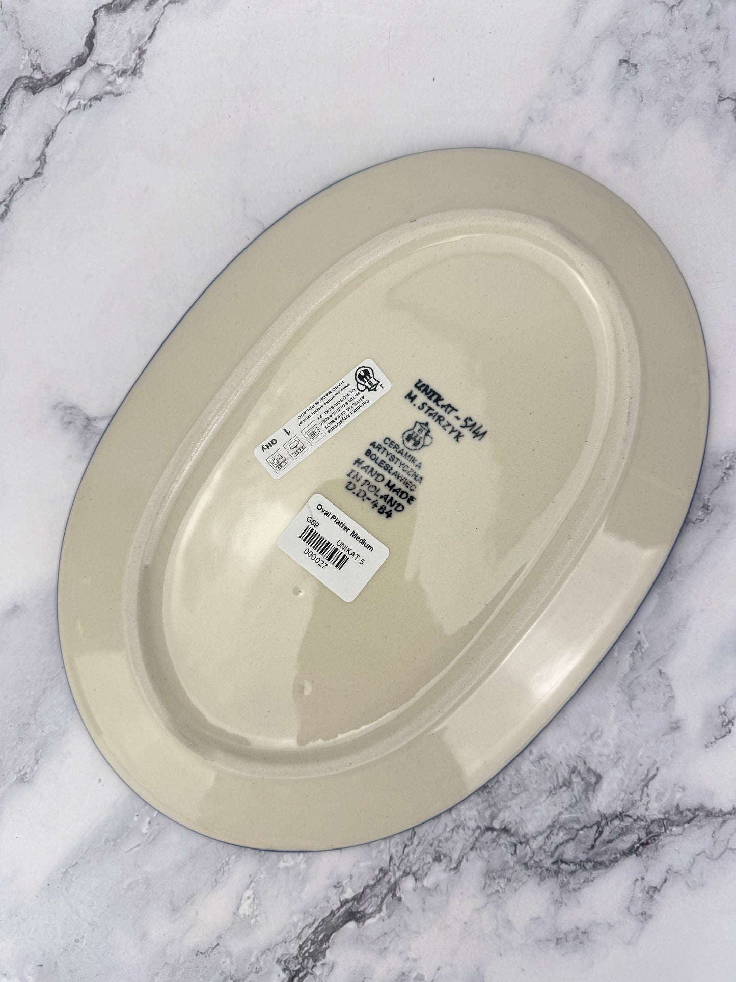 Medium Unikat Oval Platter - Shape G69 - Pattern U5141