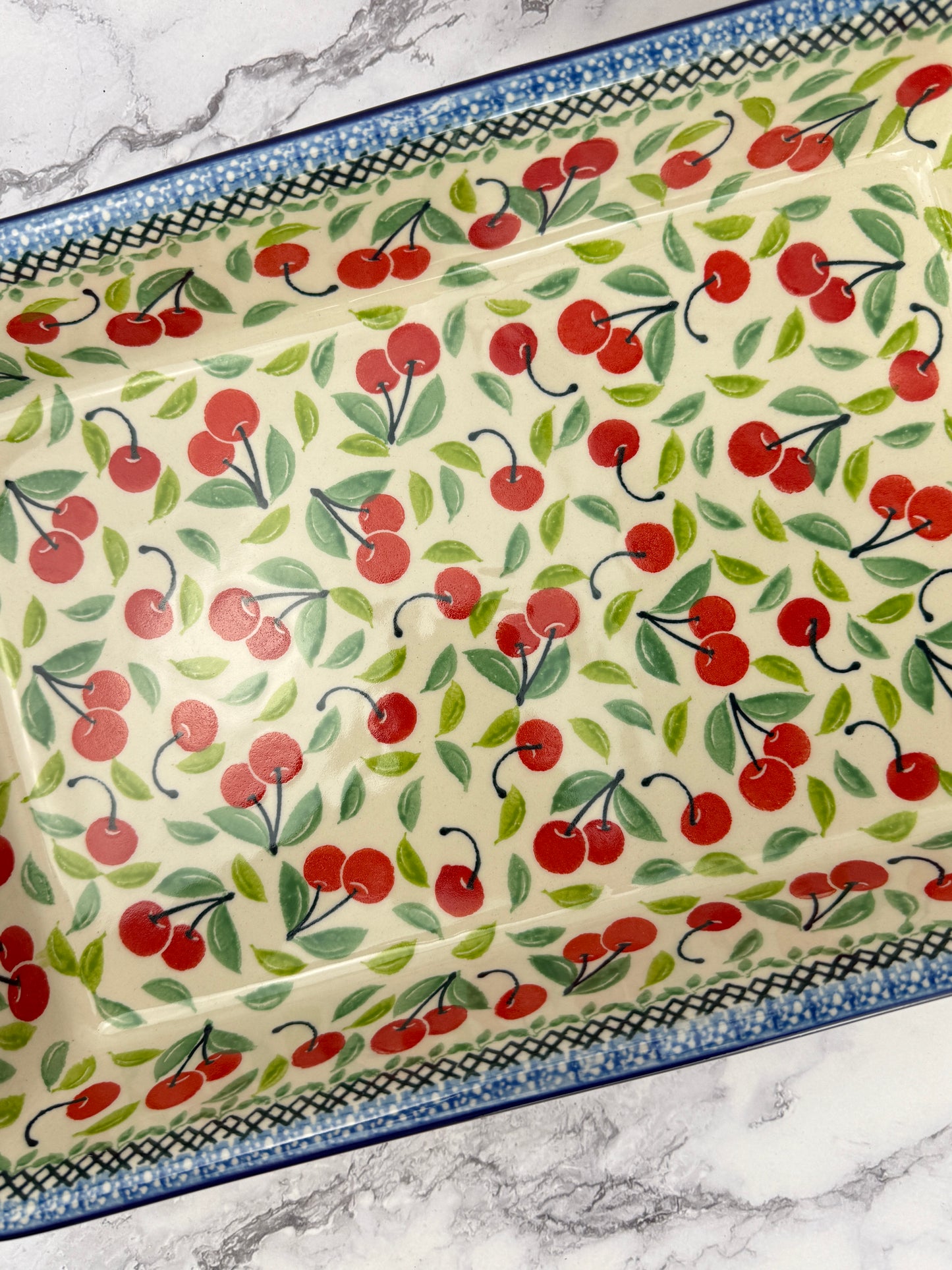 Large Rectangular Baker with Handles - Shape A56 - Pattern 3250