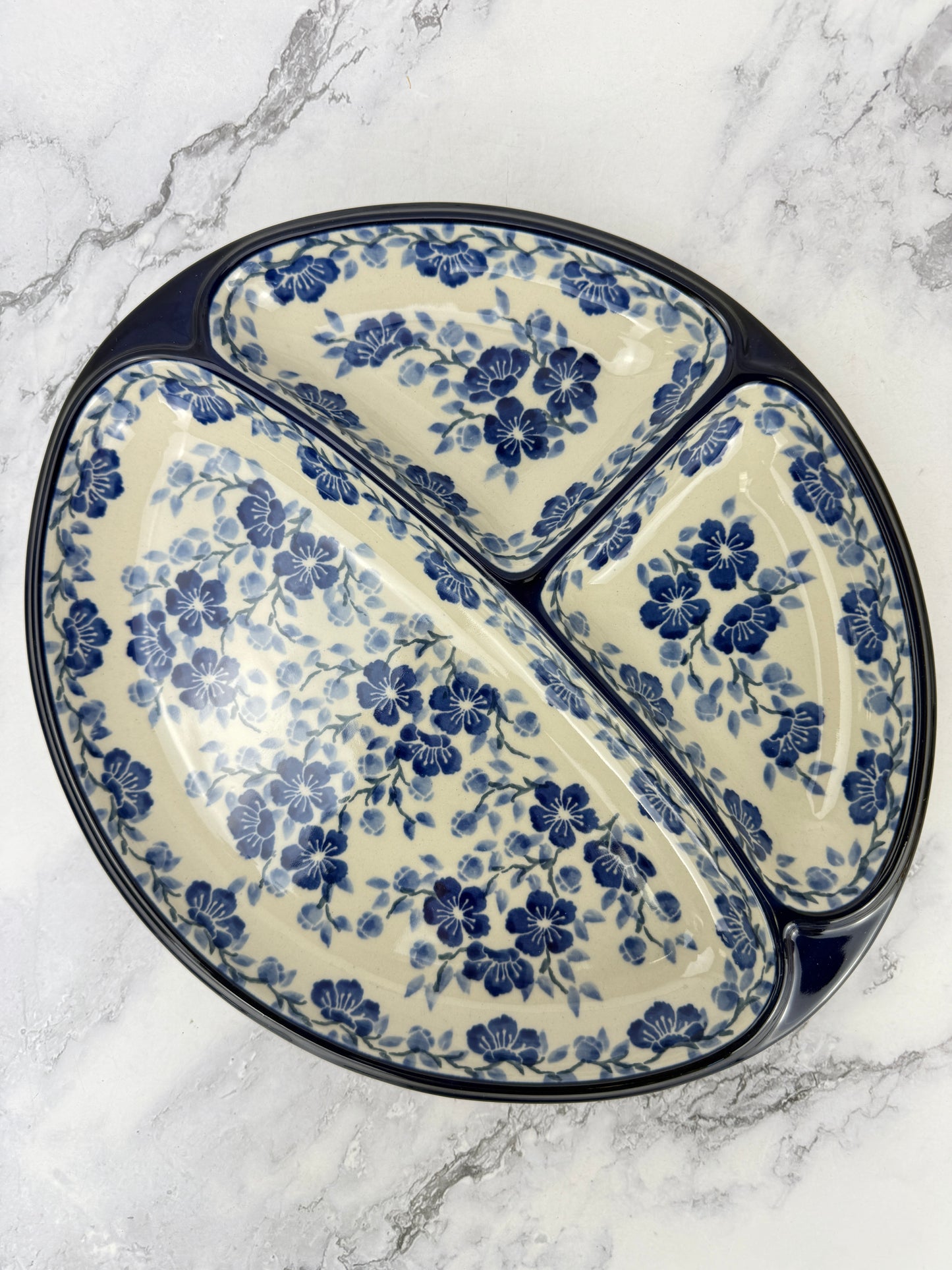 Divided Oval Dish - Shape 485 - Pattern 3428