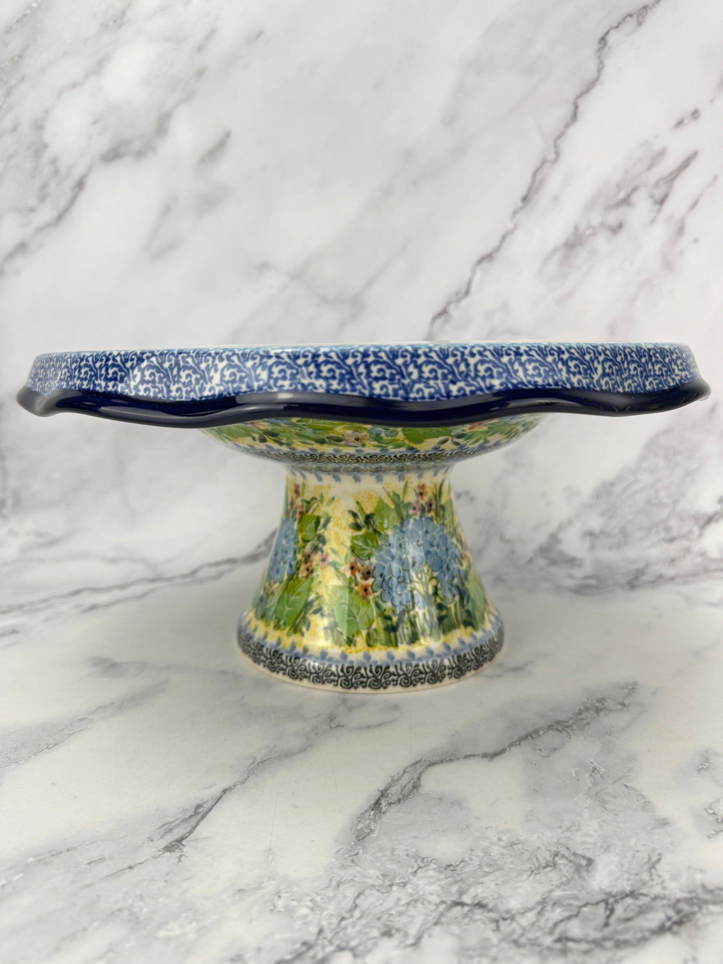 Unikat Pedestal Cake Plate & Server - Shape 148 & 438 - Pattern U5048