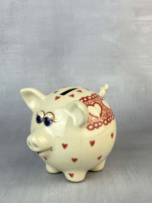 Vena Piggy Bank - Shape V371 - Hearts