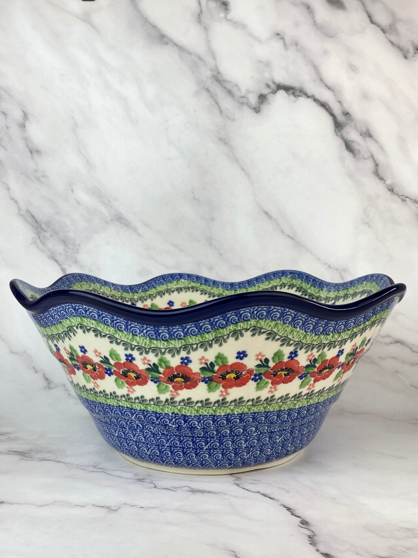 XL Wavy Bowl - Shape 693 - Pattern 3219