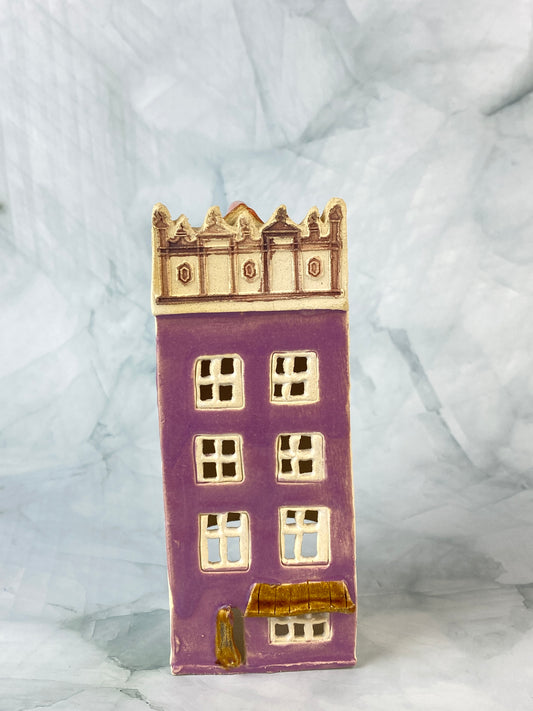 Ceramic Votive House - Q