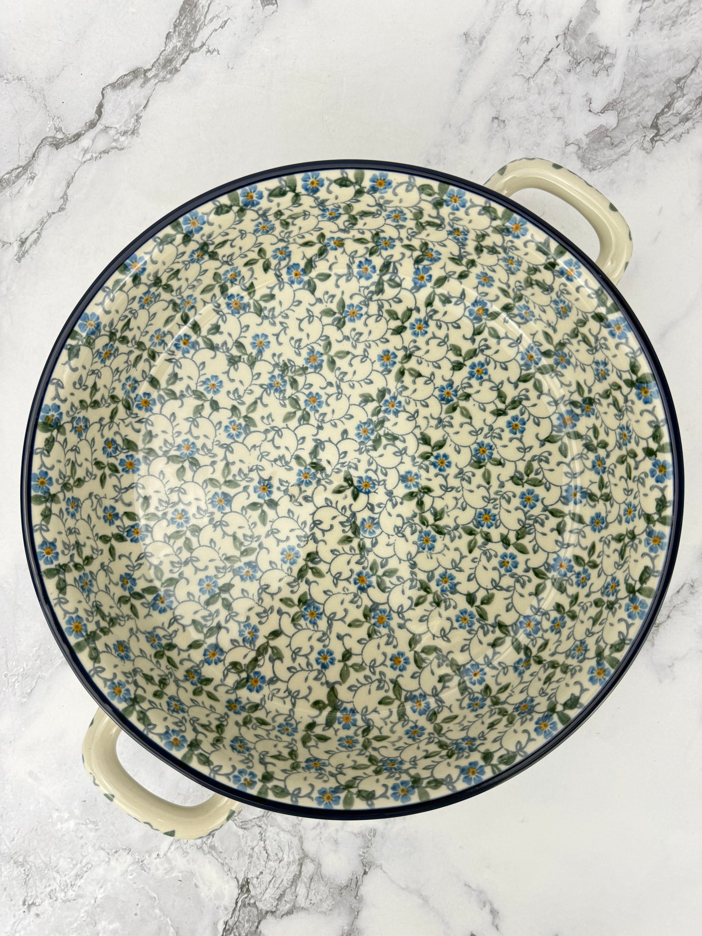 10" Round Baker With Handles - Shape 420 - Pattern 2089