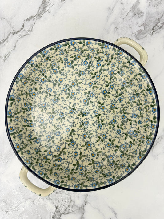 10" Round Baker With Handles - Shape 420 - Pattern 2089