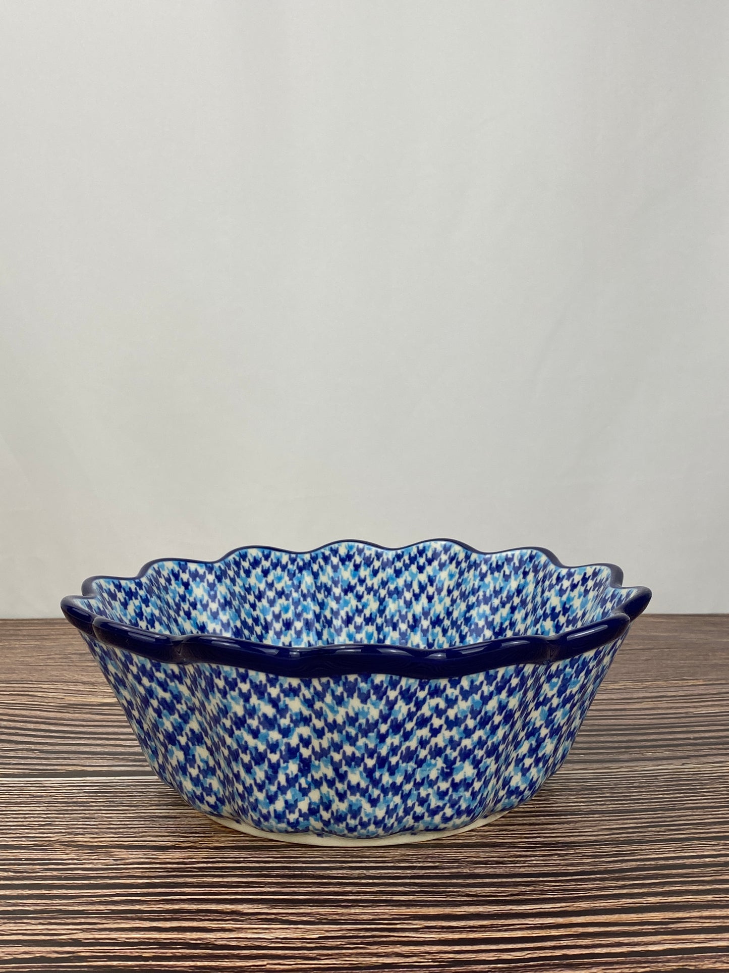 SALE Large Scalloped Bowl - Shape 913 - Pattern 2299