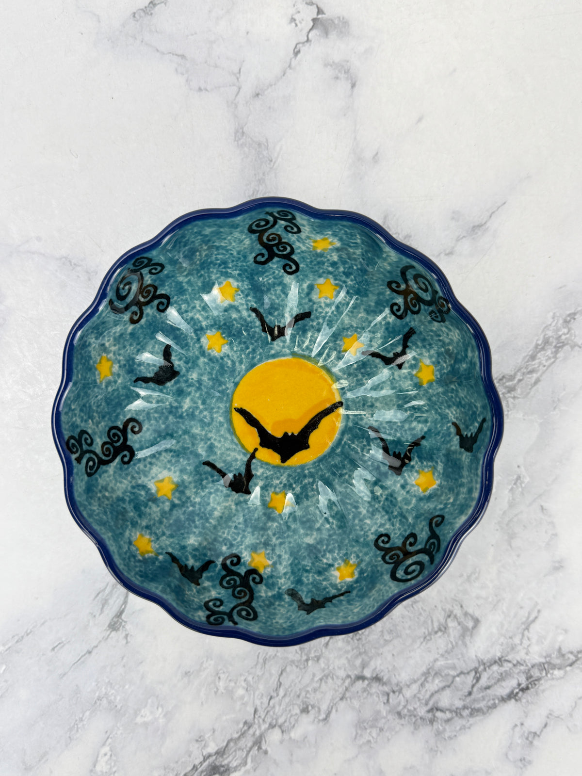 4.5" Unikat Scalloped Bowl - Shape 23 - Pattern U5264